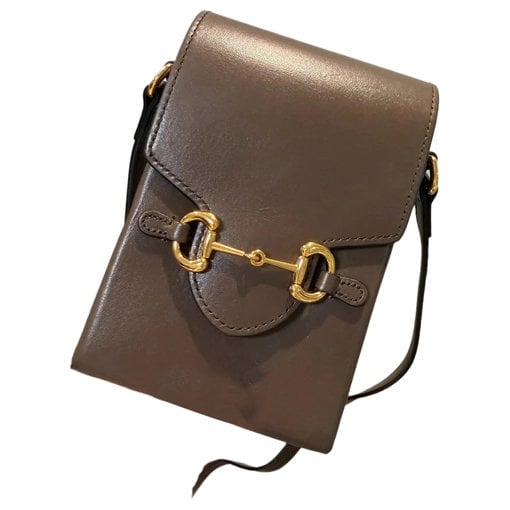 Horsebit 1955 Vertical leather crossbody bag
