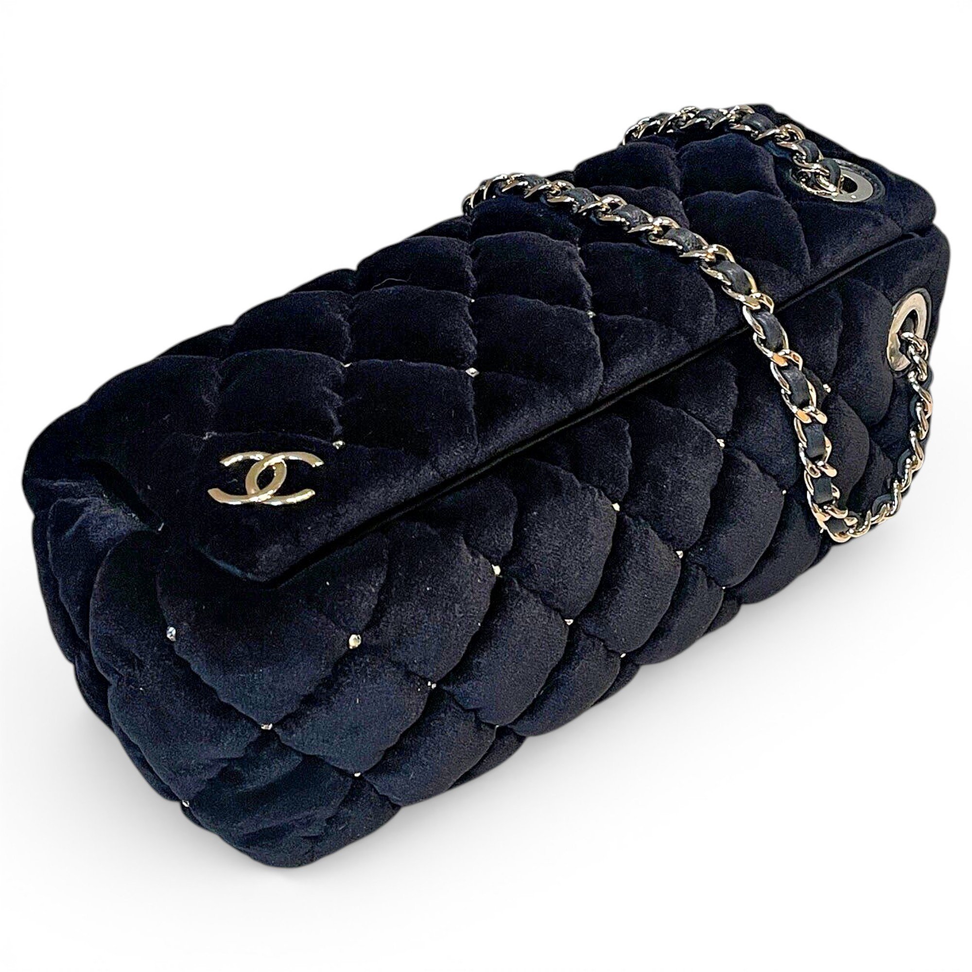 Velvet handbag