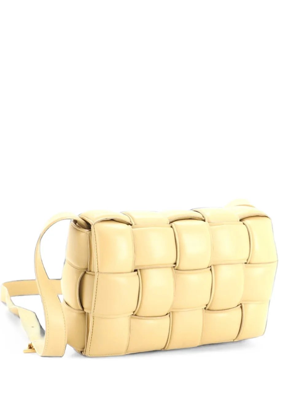 Cassette Padded Maxi Intrecciato Leather crossbody bag