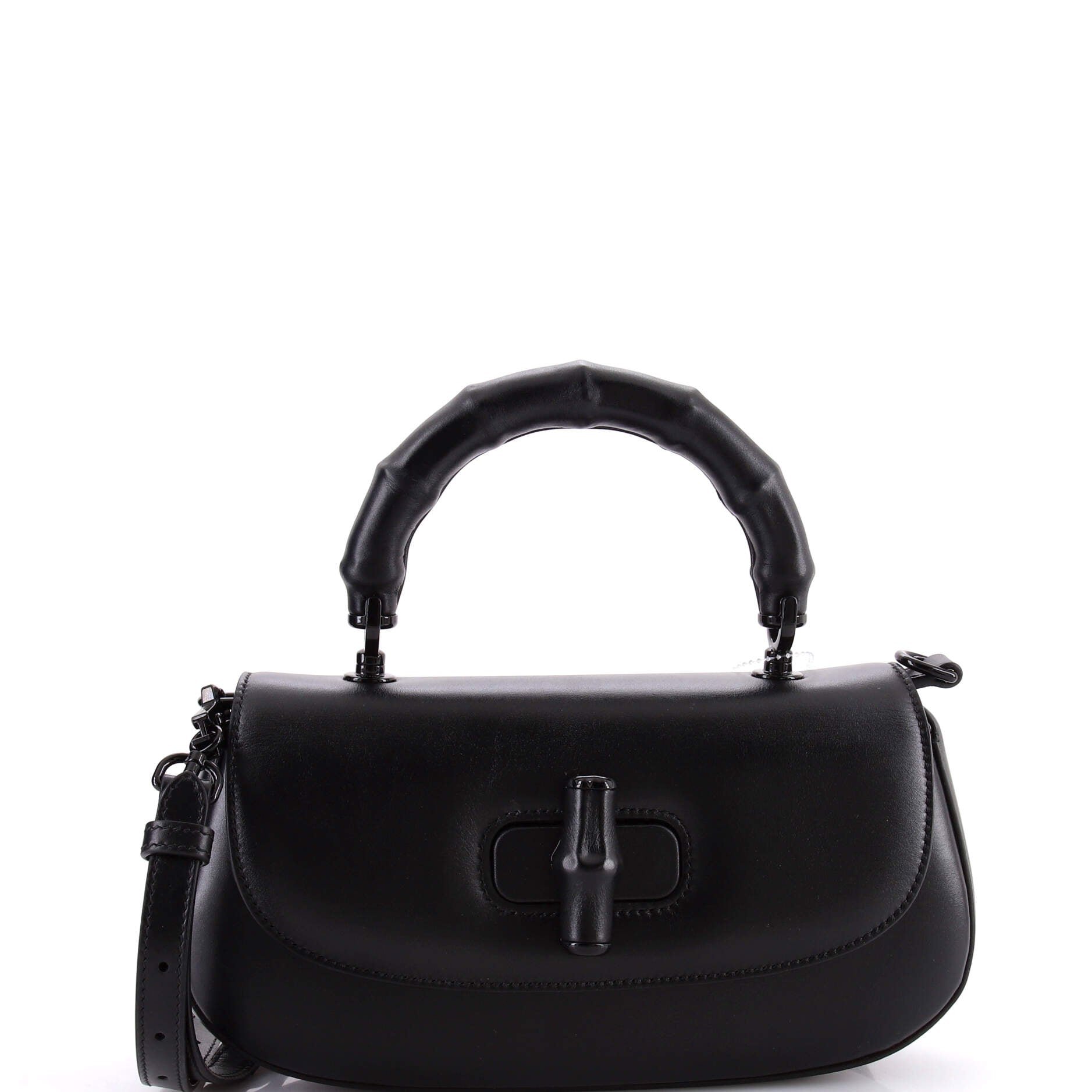 Bamboo Diva Top Handle Bag Leather Medium