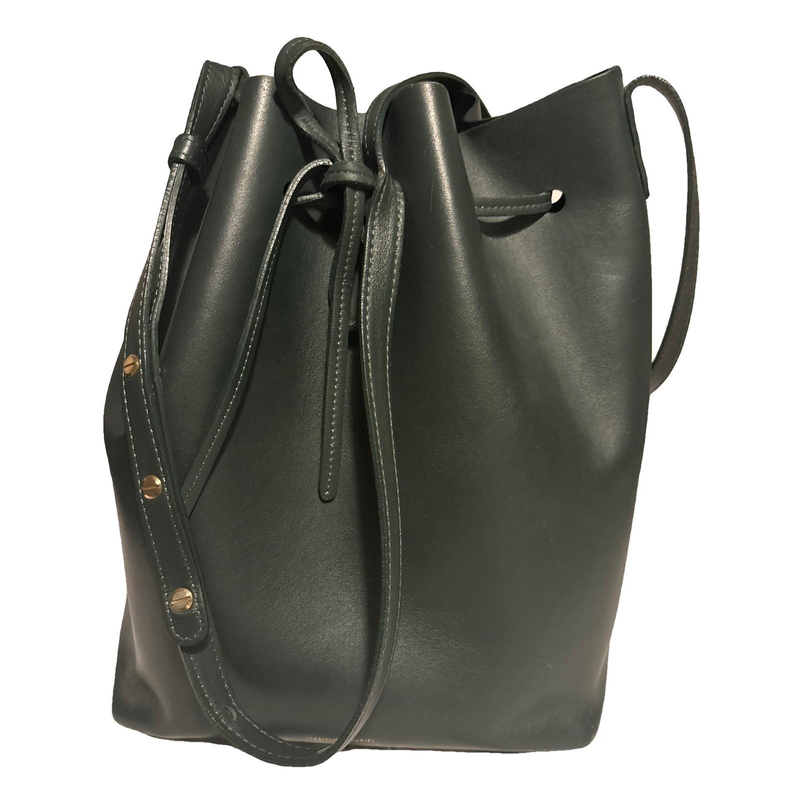 Mansur Gavriel Bucket leather handbag