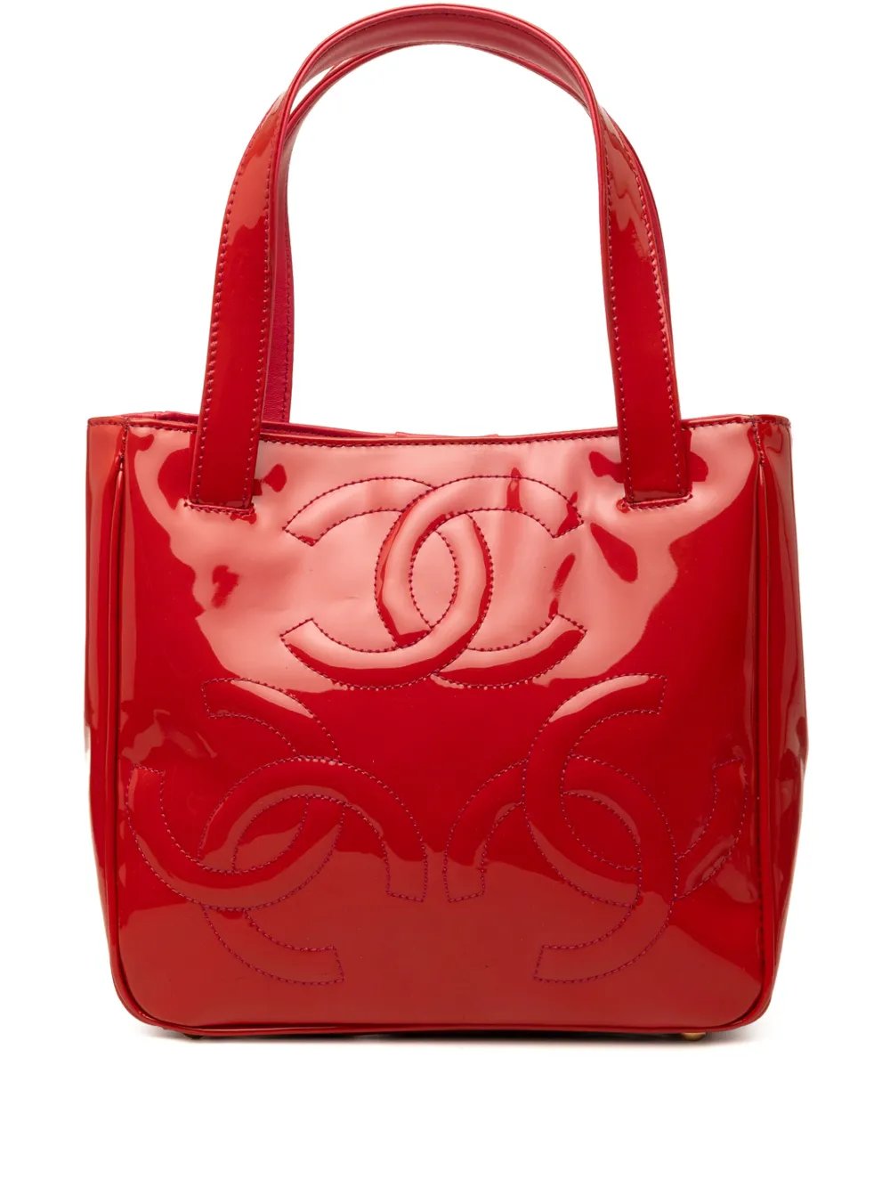 2004-2005 Patent Triple CC Tote handbag