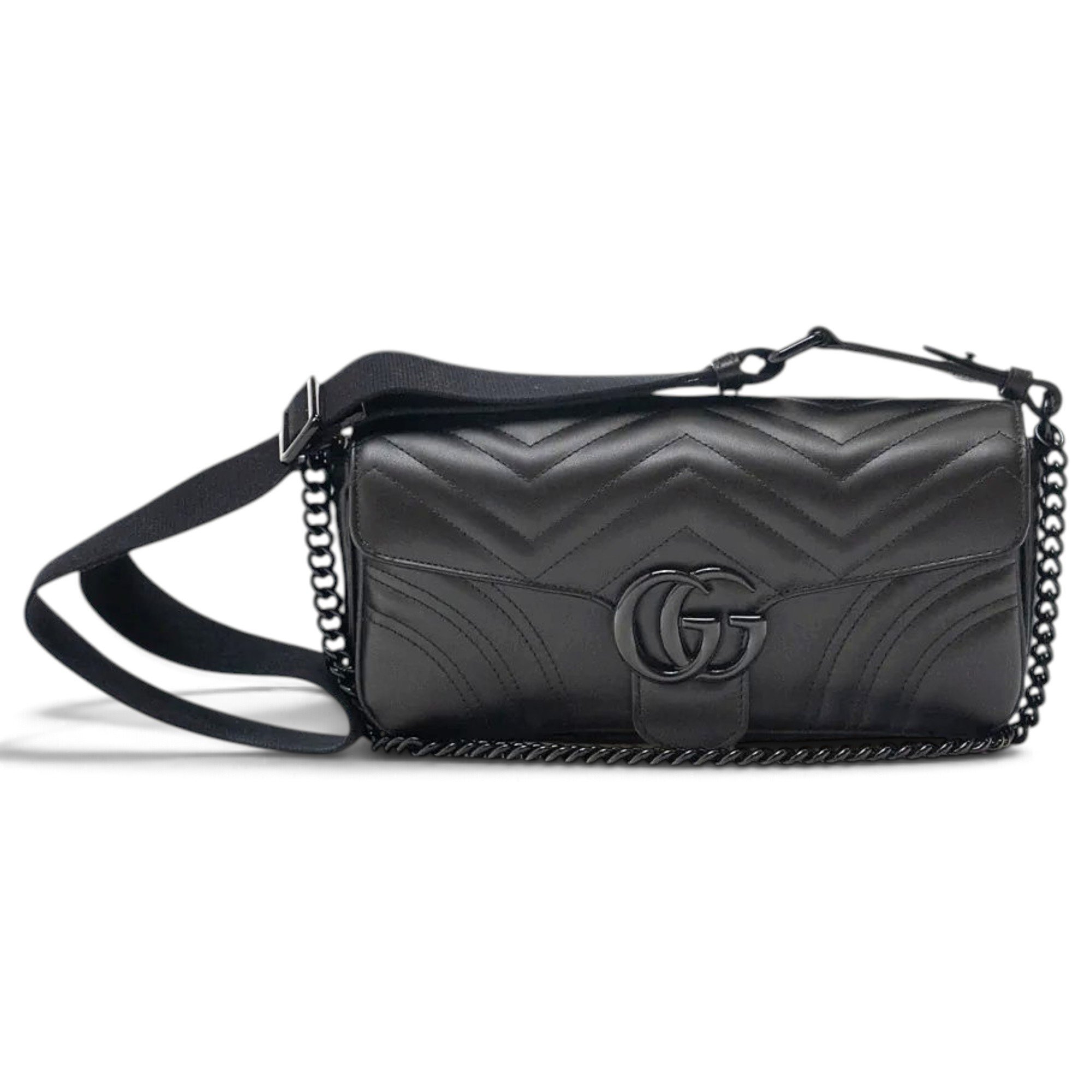 GG Marmont Flap leather crossbody bag