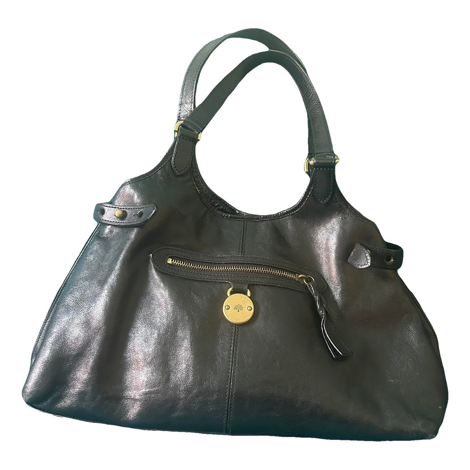 Leather handbag
