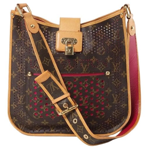 Musette leather bag