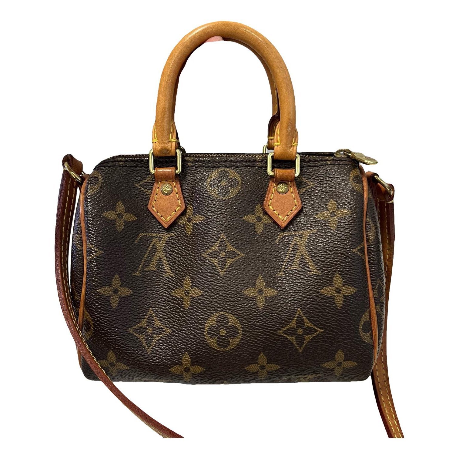 Nano Speedy / Mini HL leather handbag