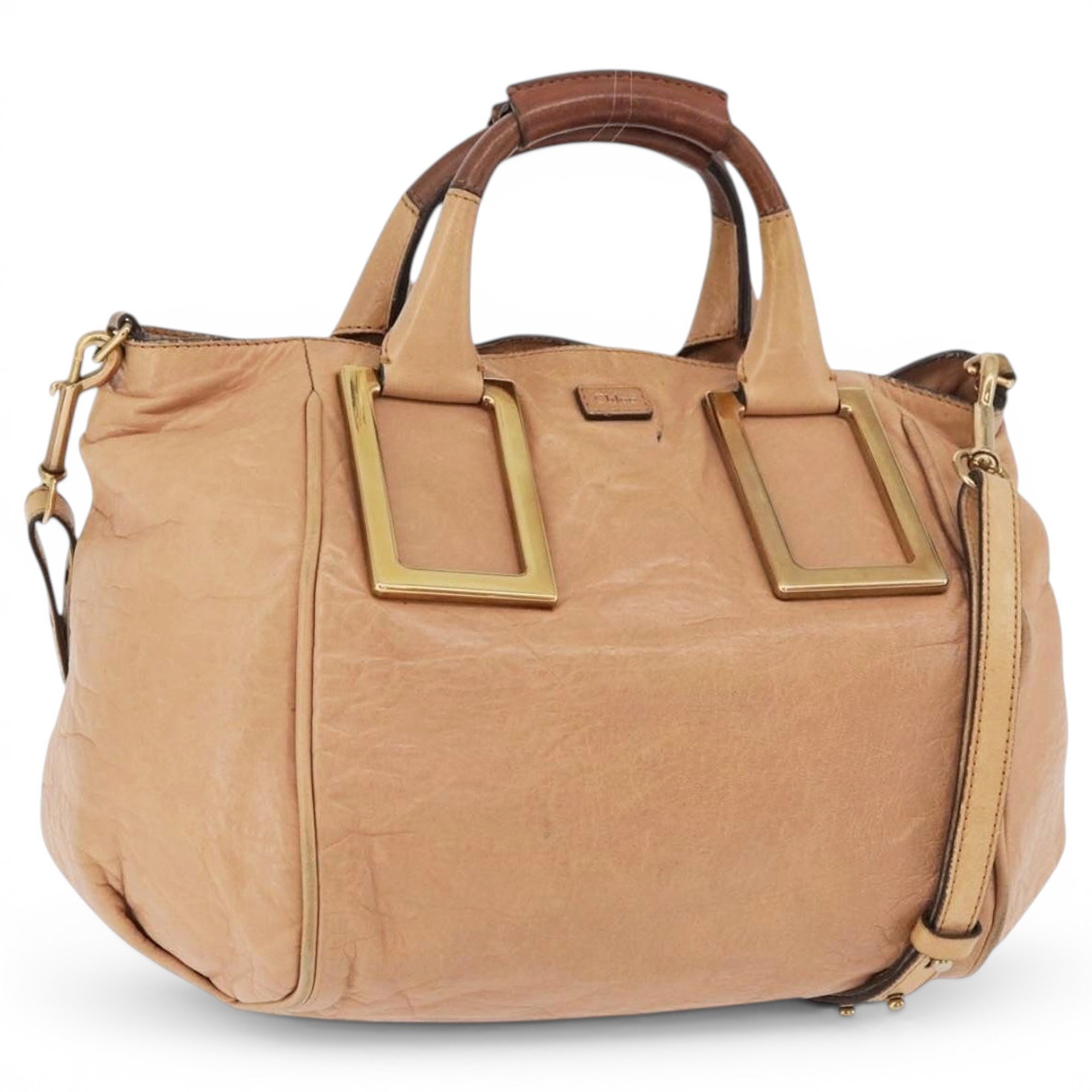 C leather handbag