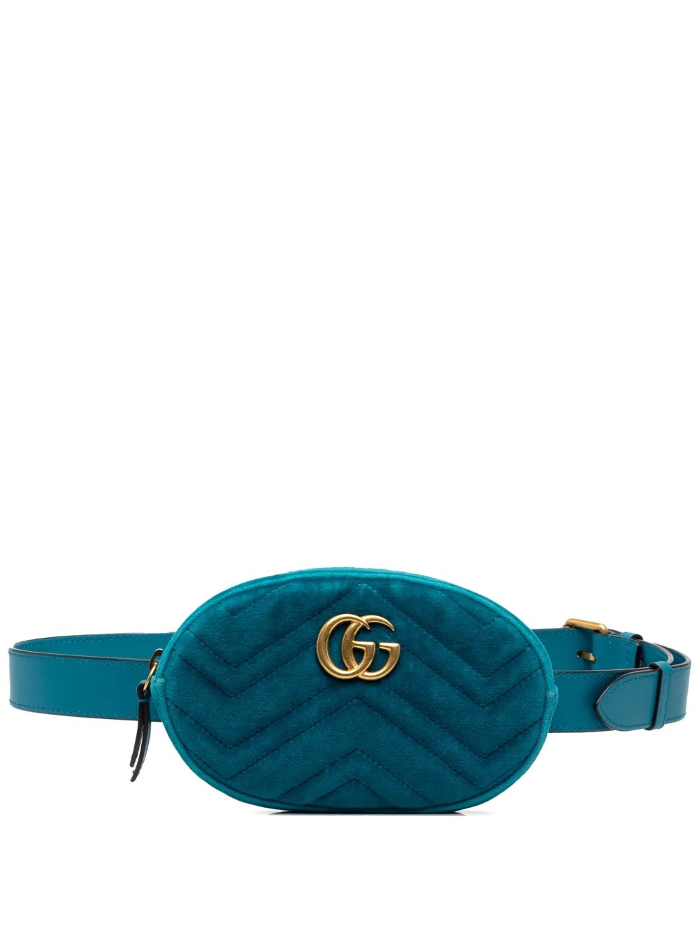 2016-2026 GG Marmont Matelasse Velvet belt bag