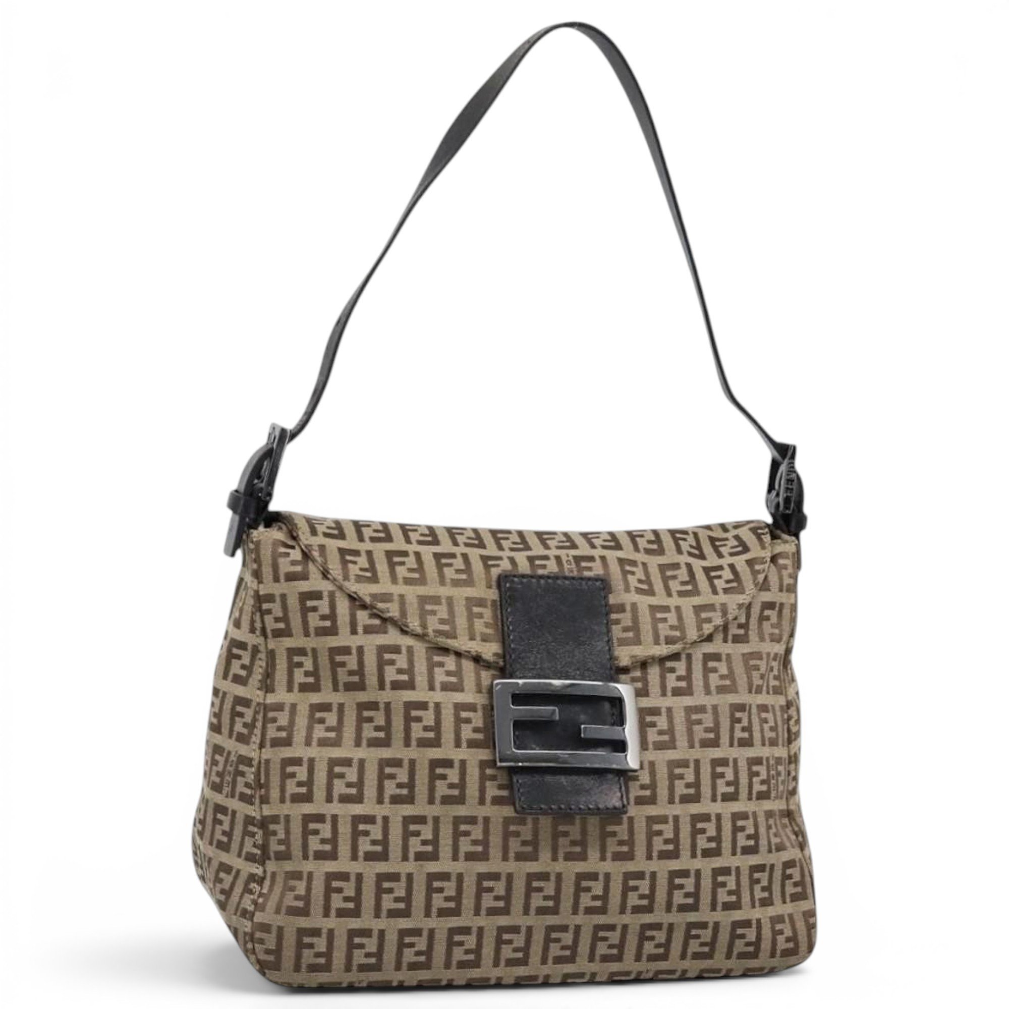 Fendi Mamma Baguette leather handbag