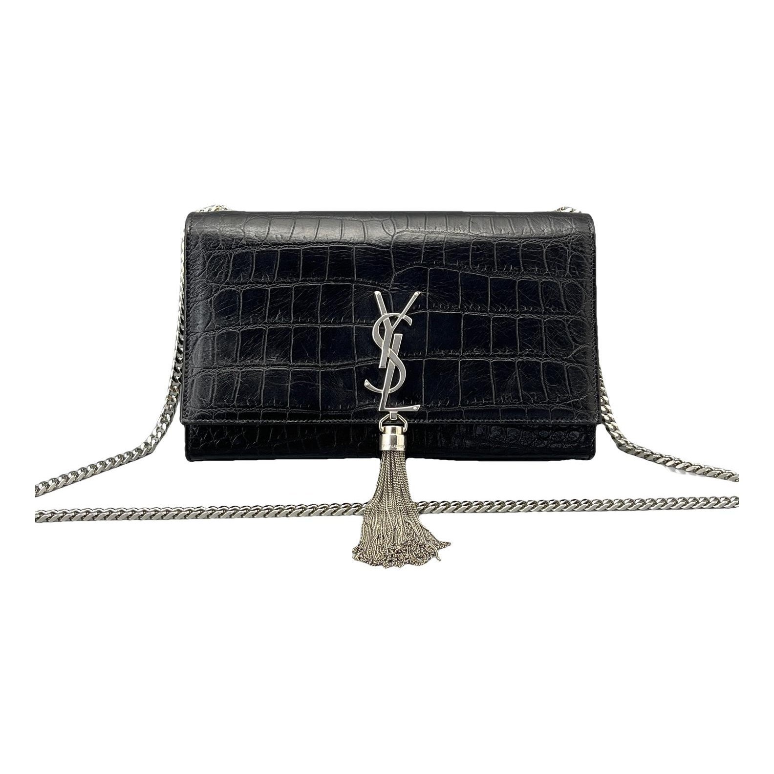 Pompom Kate leather handbag
