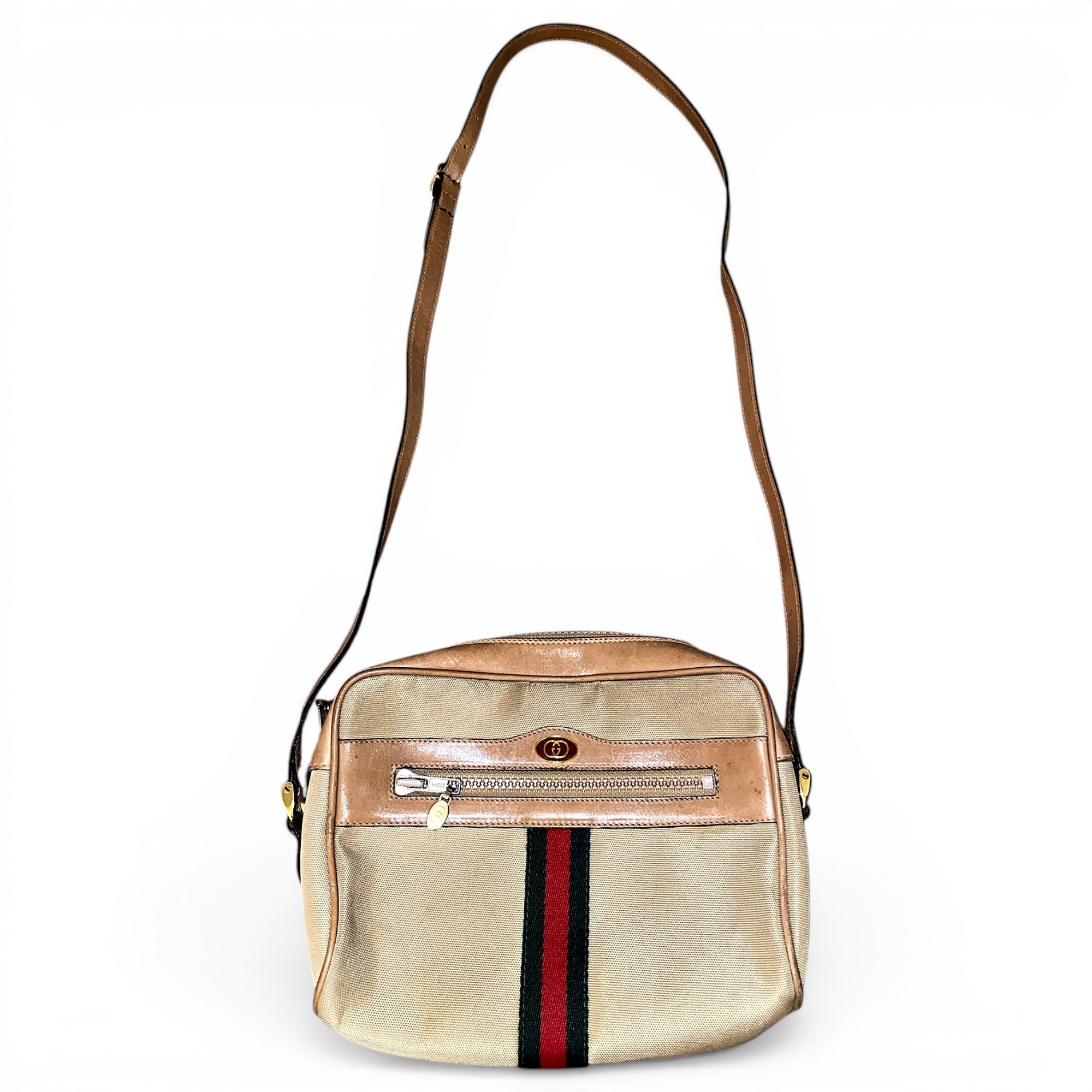 Leather crossbody bag