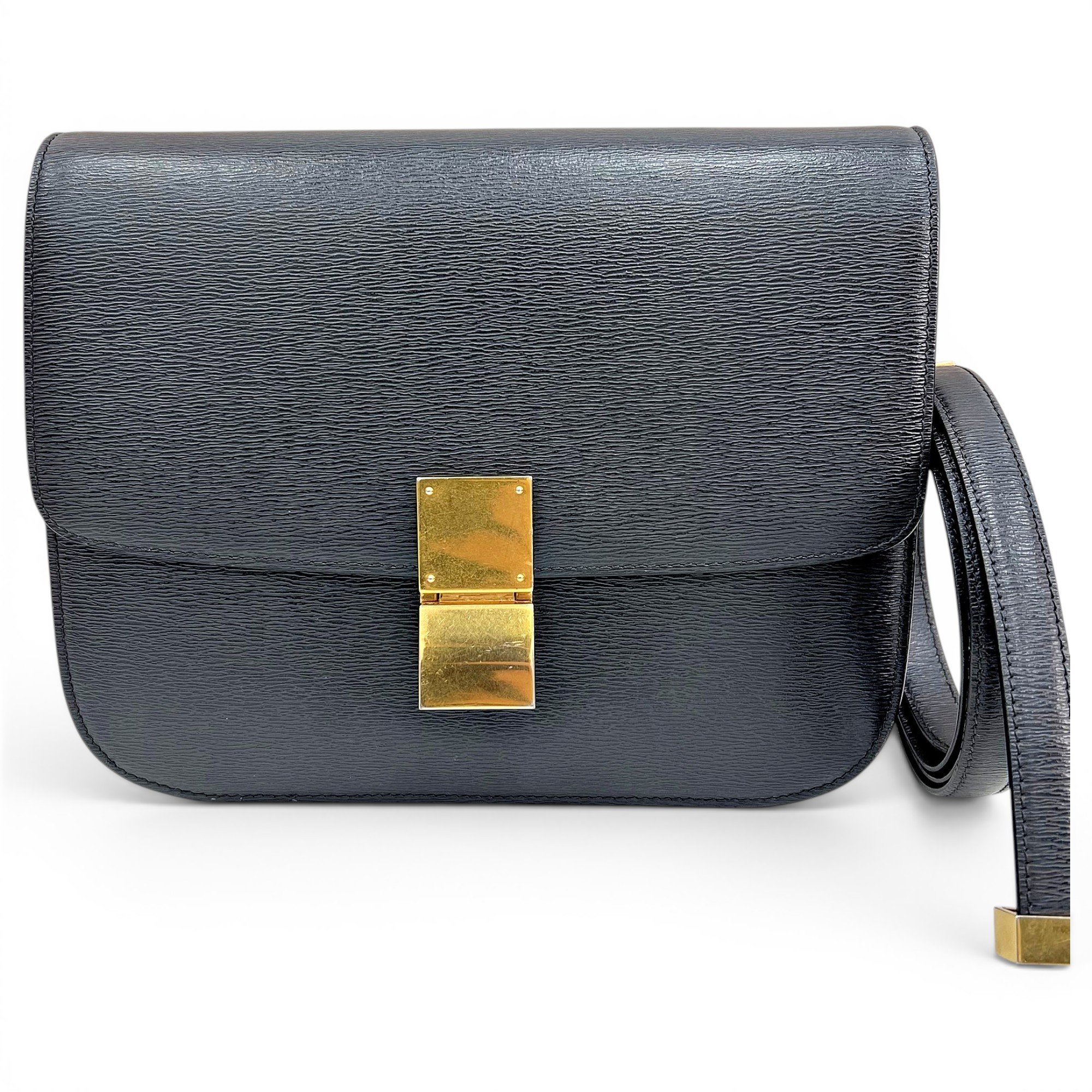 Classic leather crossbody bag