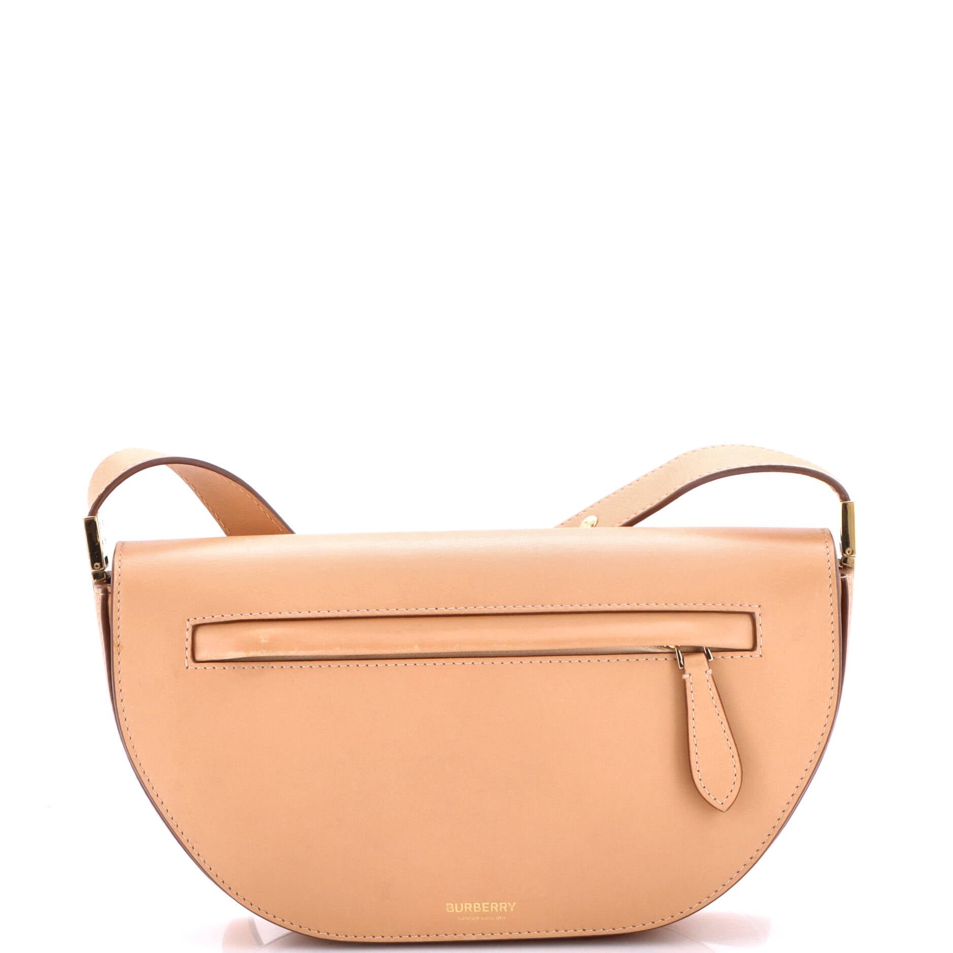 Olympia Zip Shoulder Bag Leather Small
