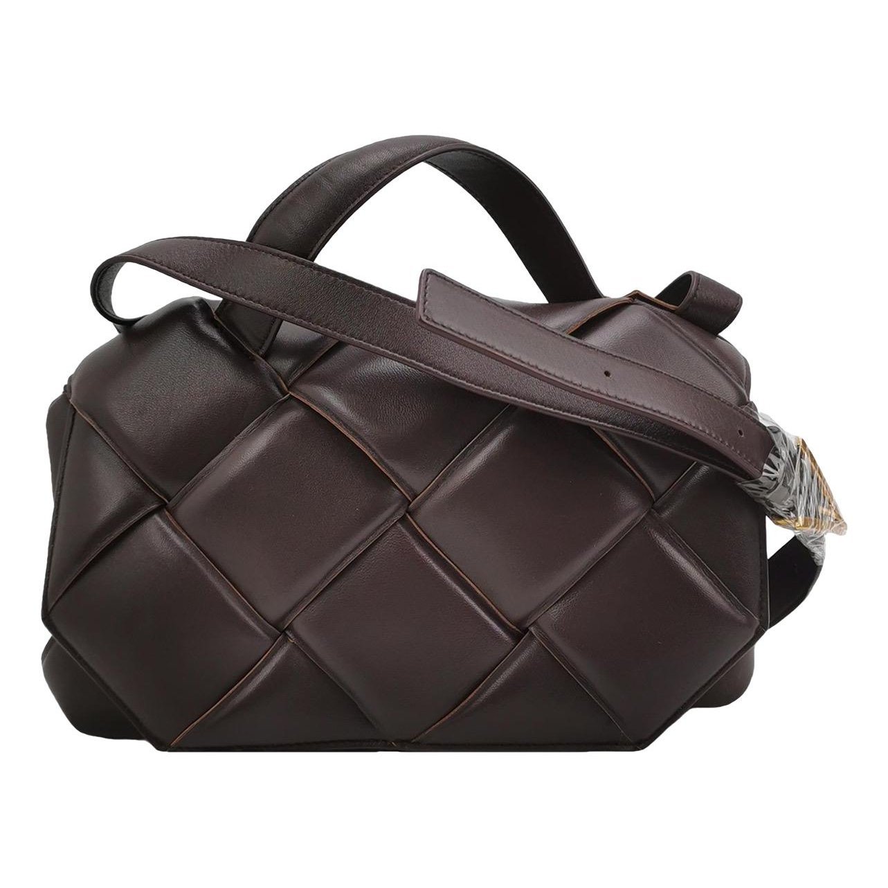 Cassette leather handbag