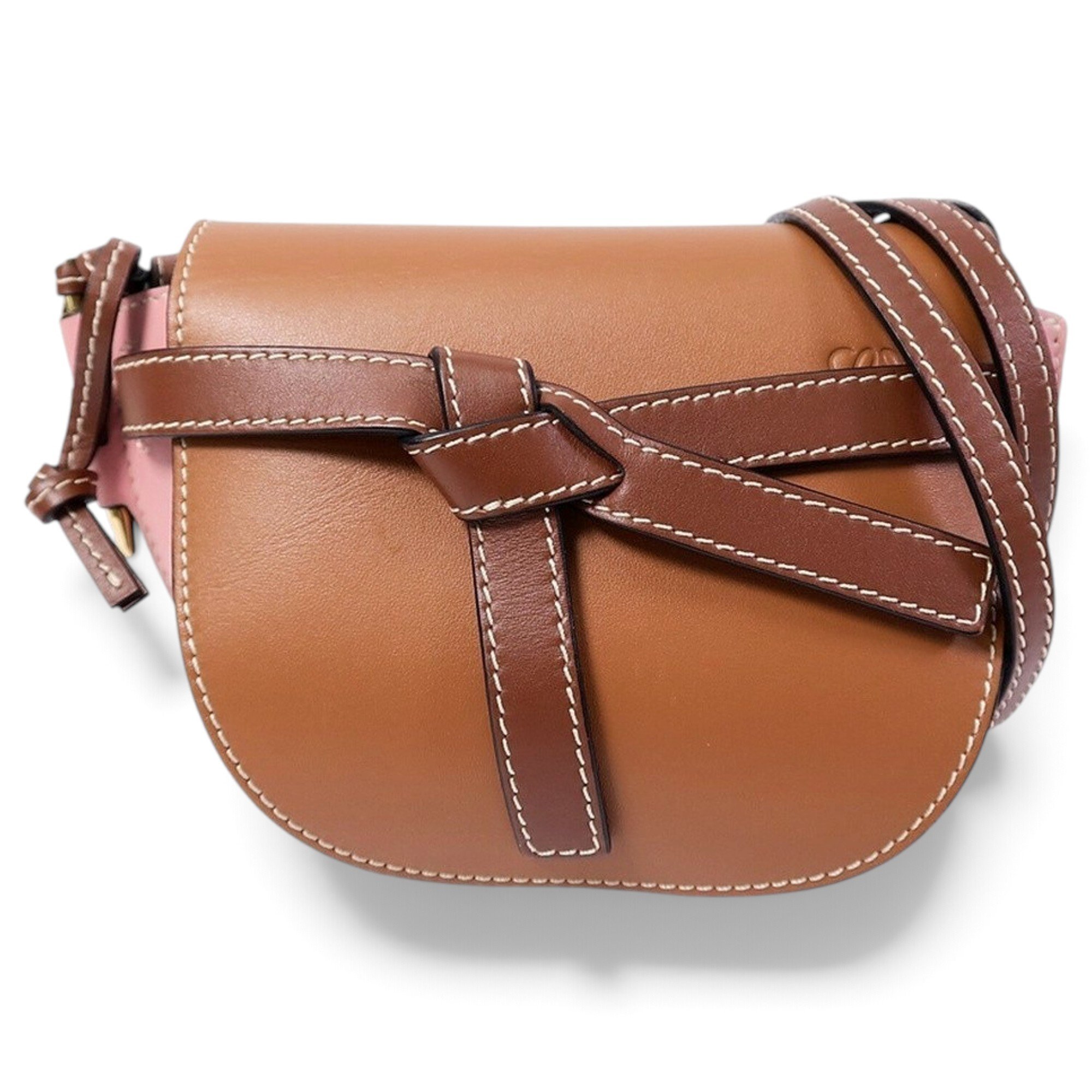 Gate leather crossbody bag
