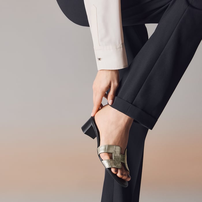 Gris Platine Oasis Sandal