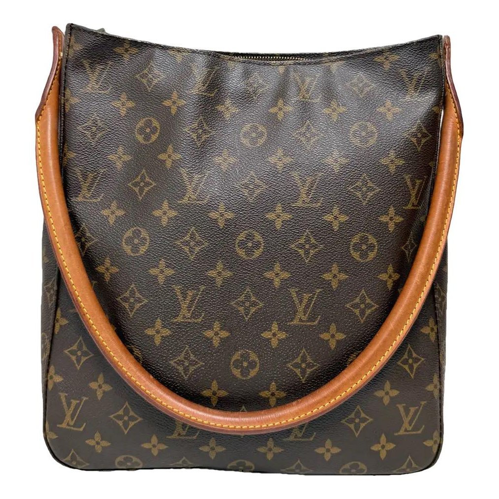 Looping vinyl handbag
