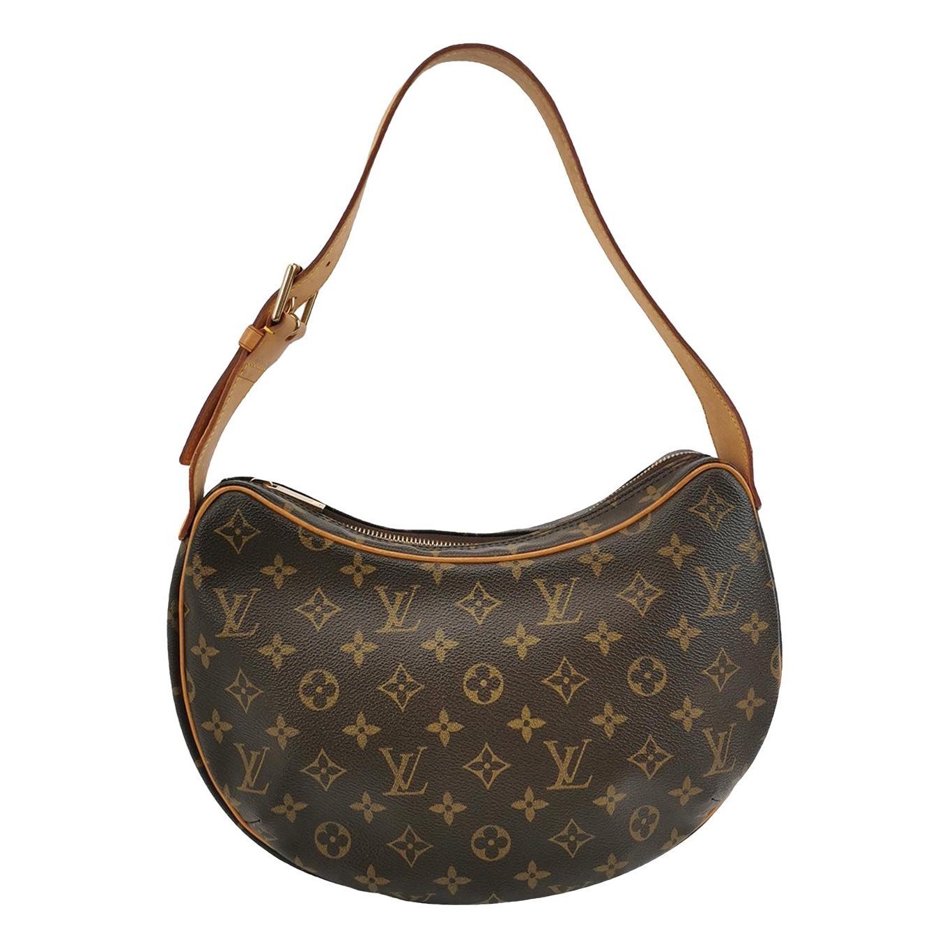 Croissant leather handbag