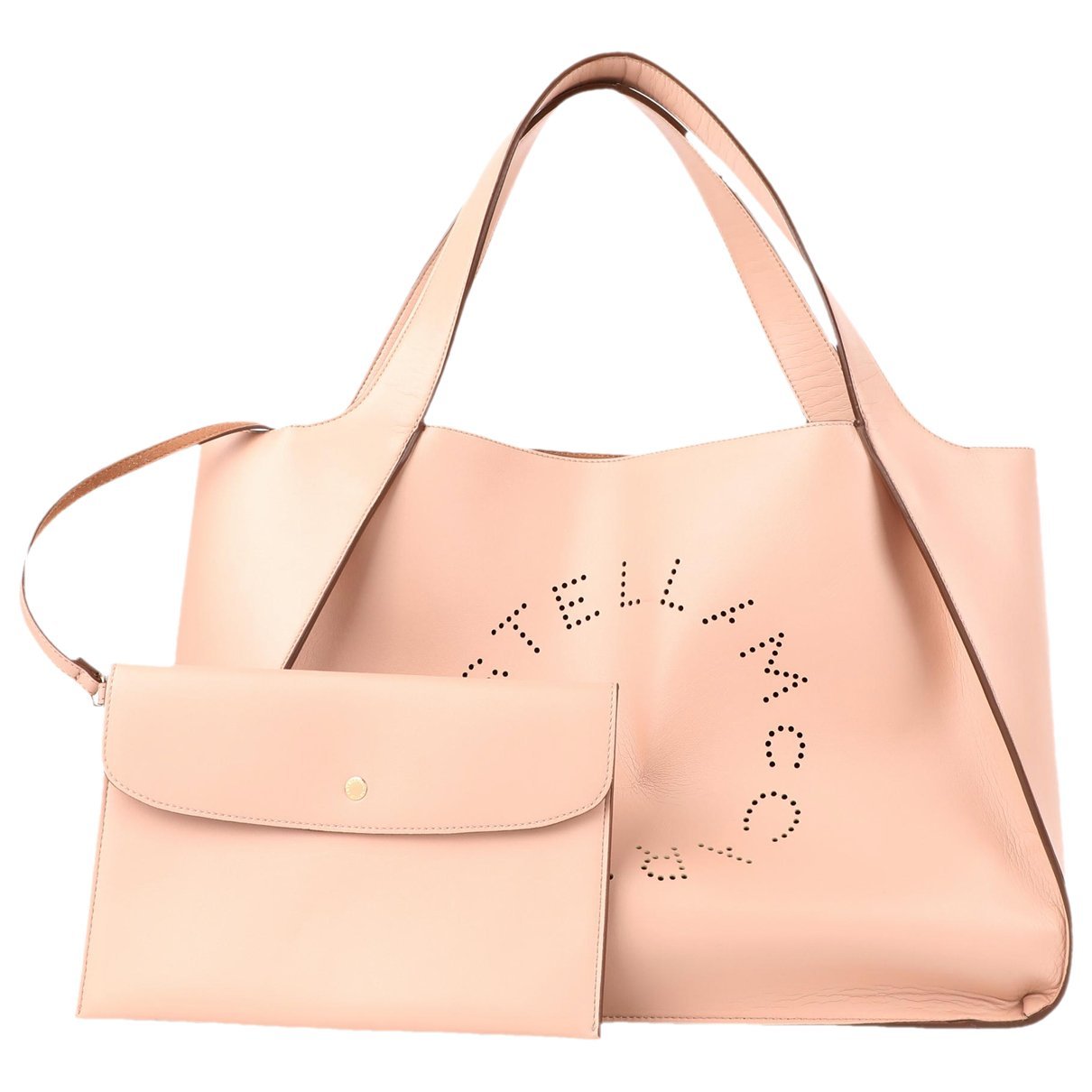 Stella McCartney Logo vegan leather tote