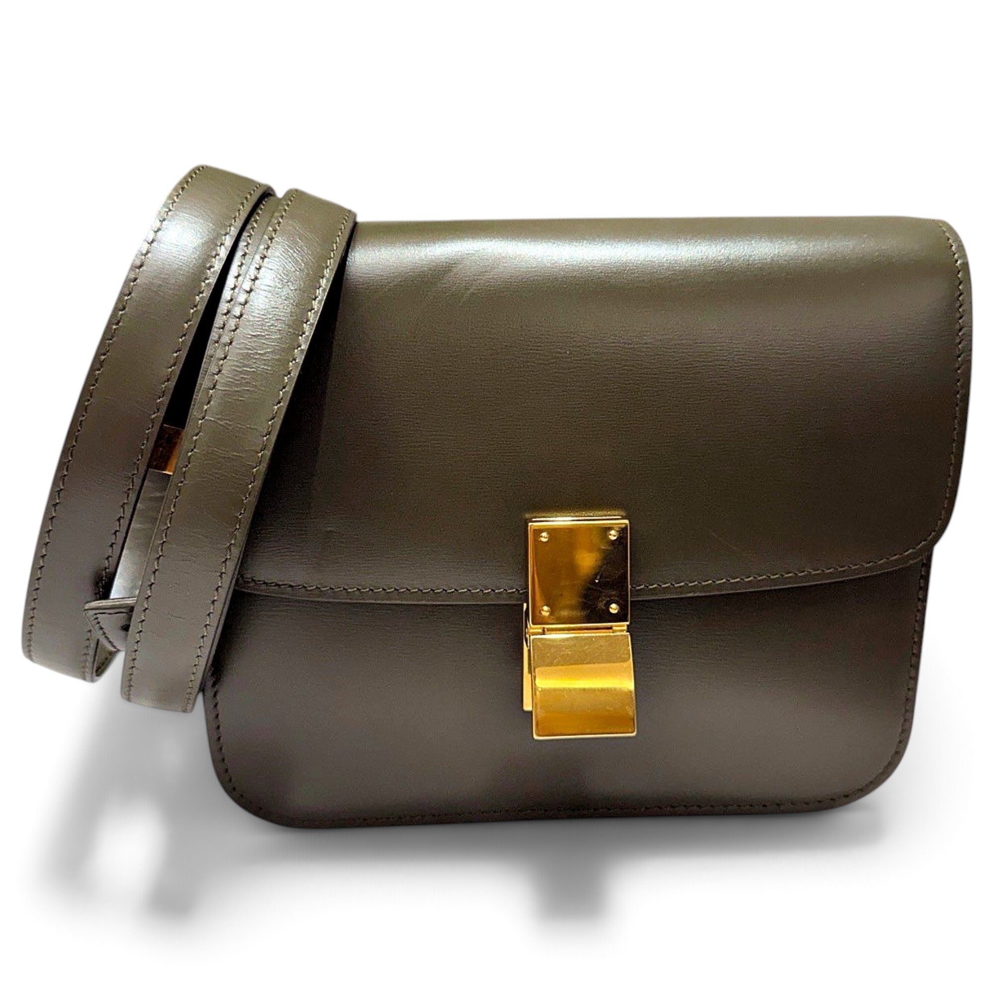 Classic leather handbag