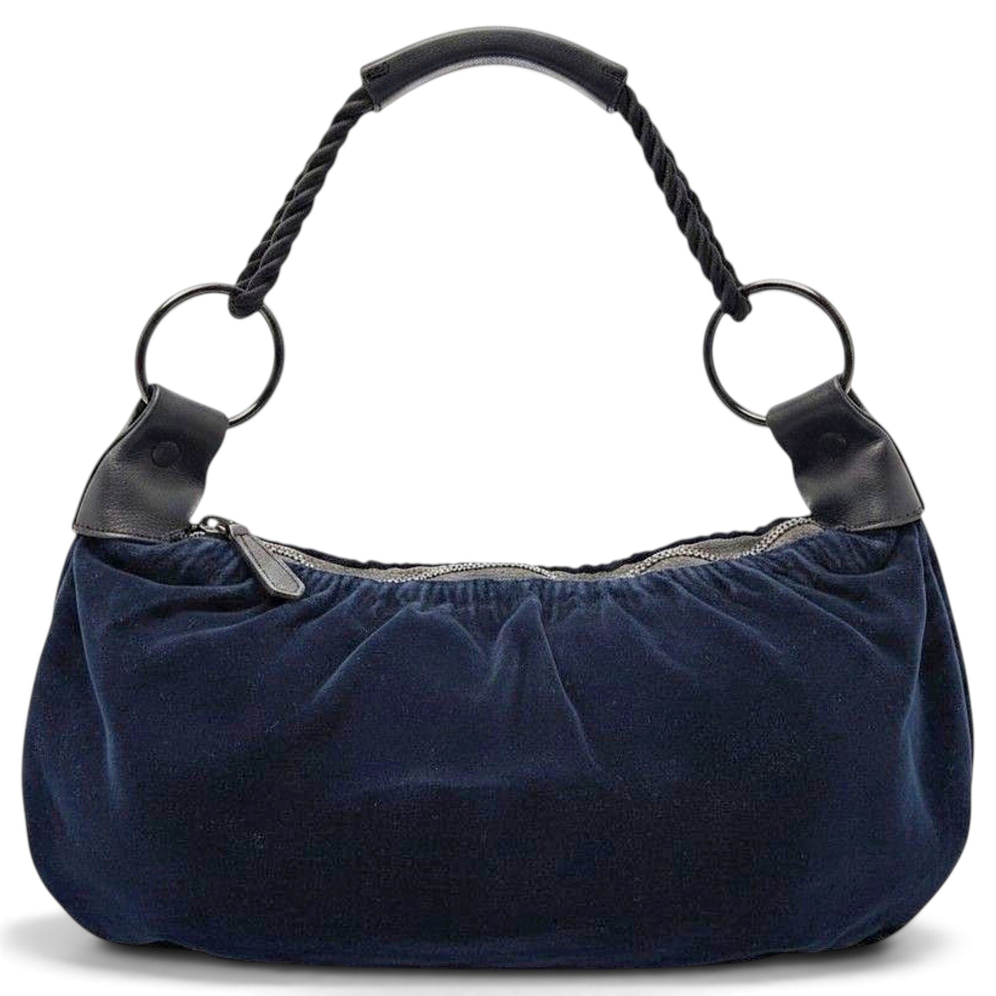 Velvet handbag