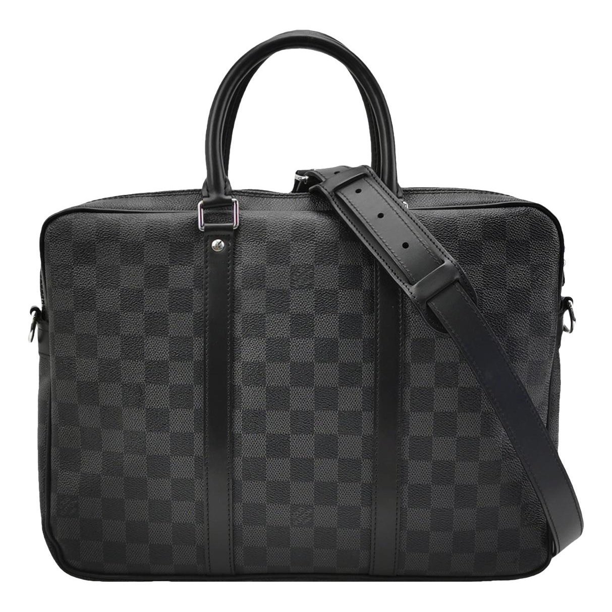 Porte Documents Voyage leather handbag