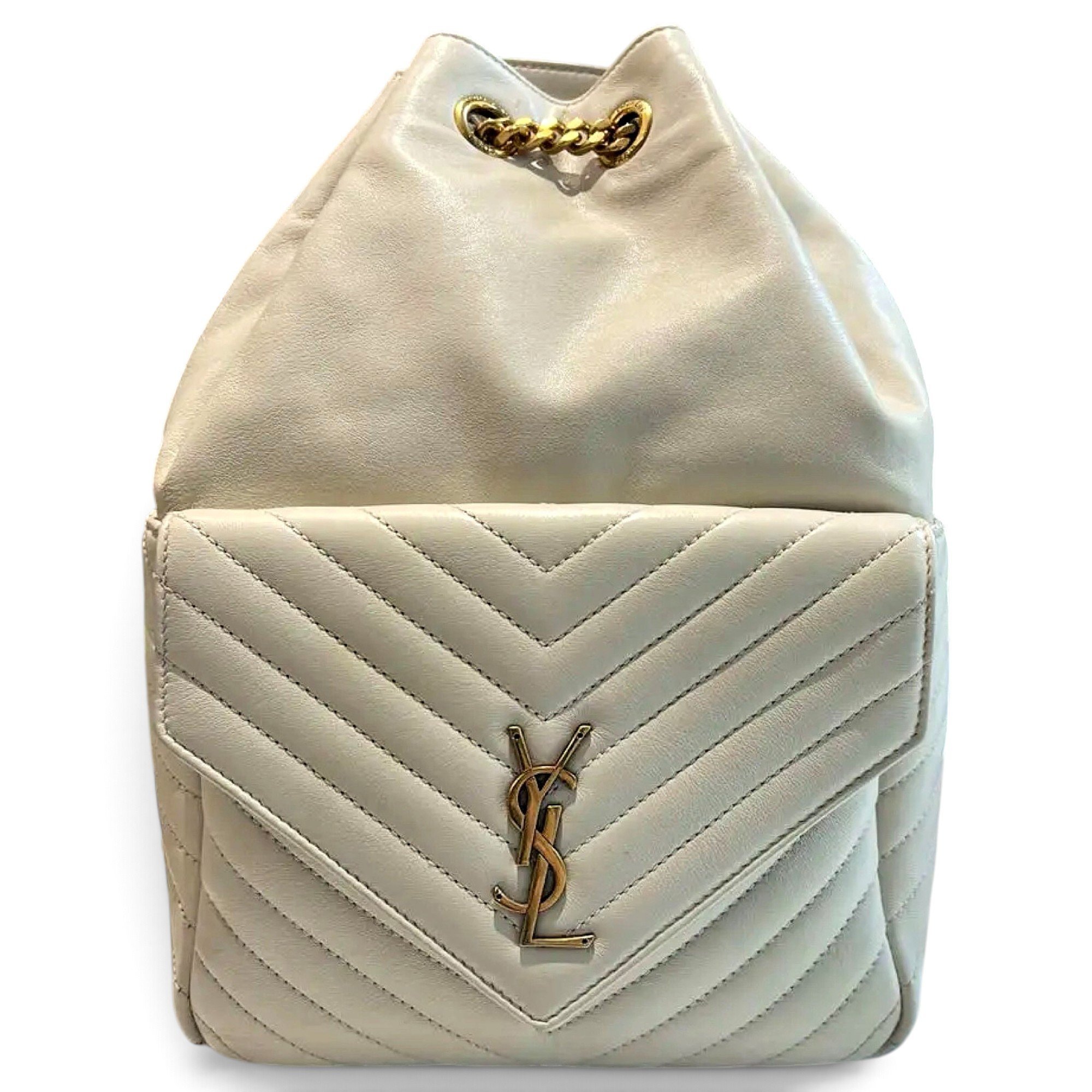 Loulou leather backpack