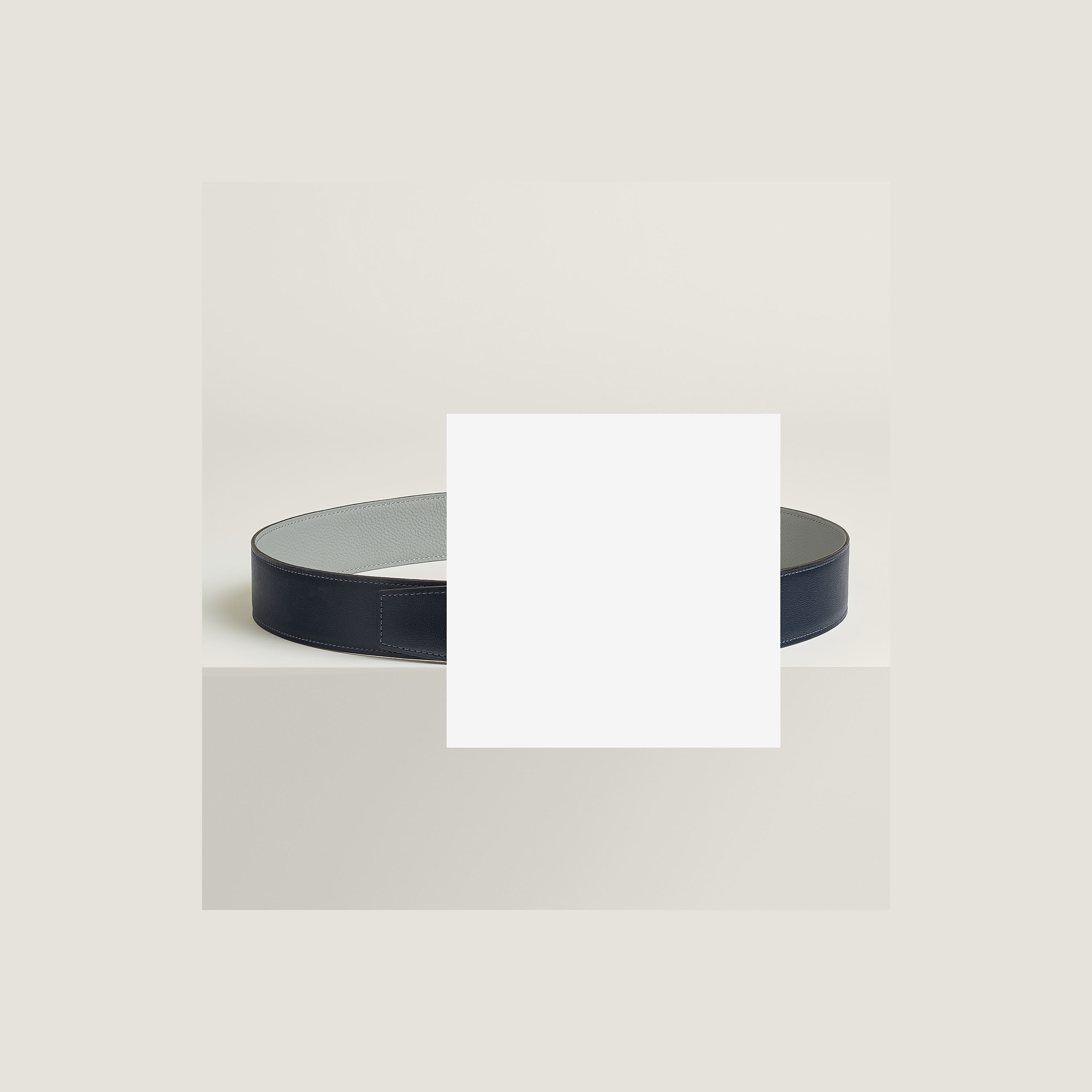 Casaque belt buckle & Reversible leather strap 38 mm