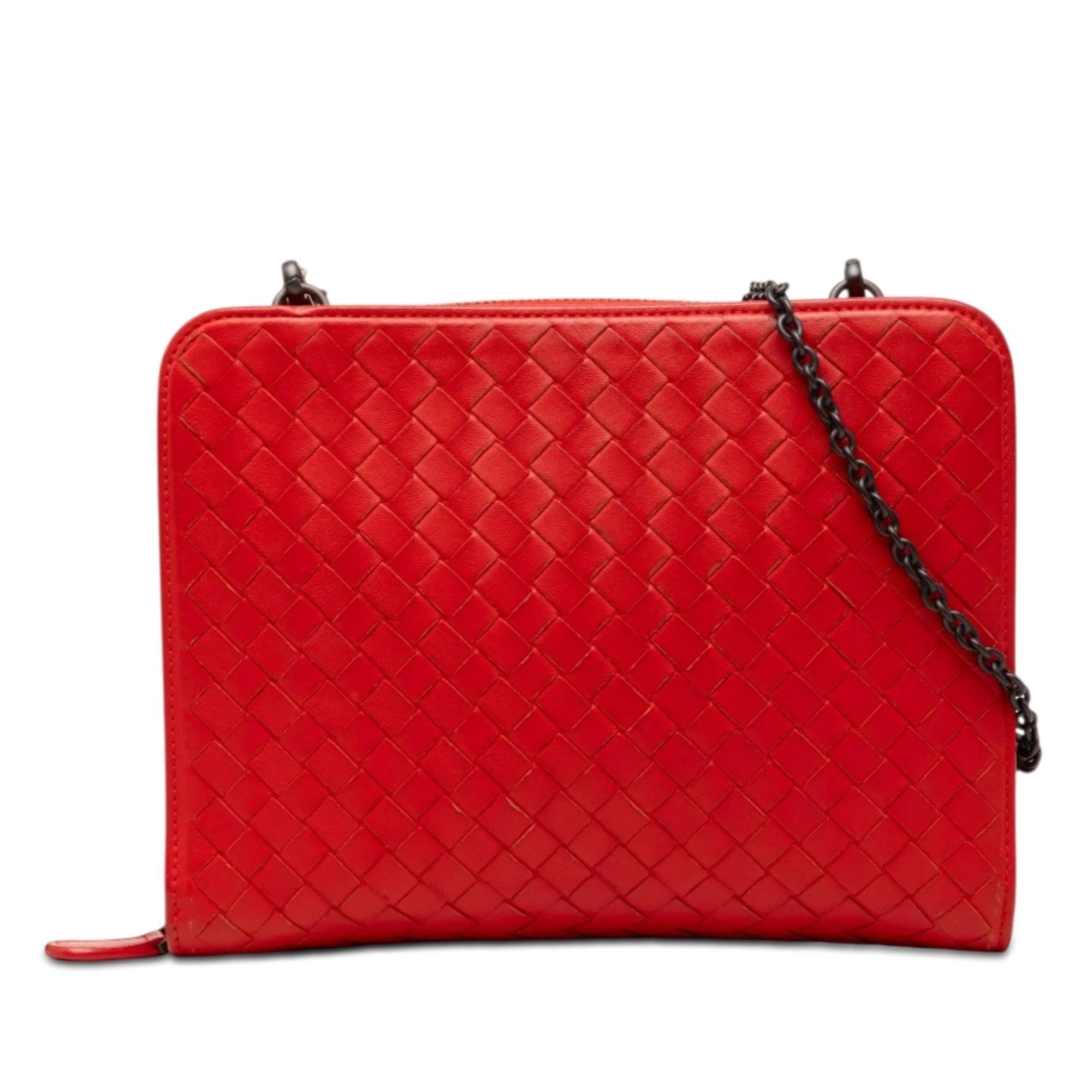 Veneta leather crossbody bag