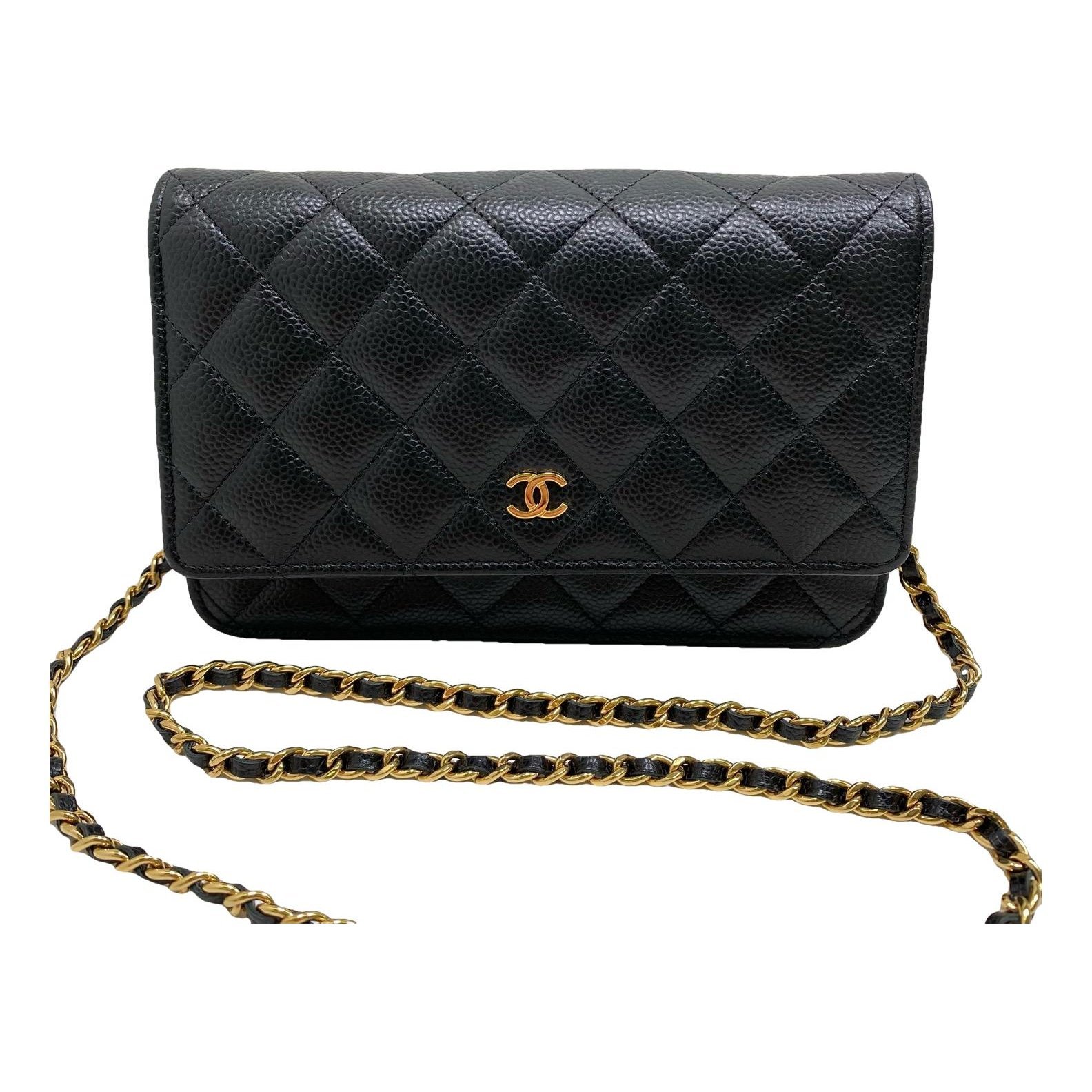 Wallet On Chain Timeless/Classique leather handbag