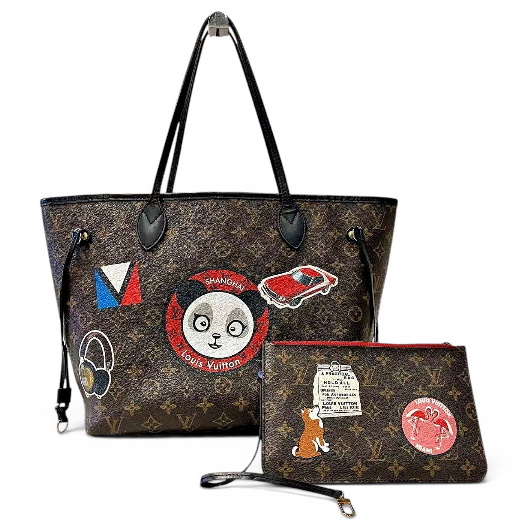 Neverfull leather handbag