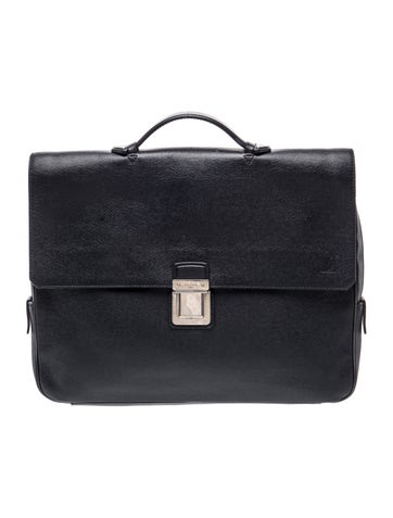 Taiga Leather Top Handle Bag PM