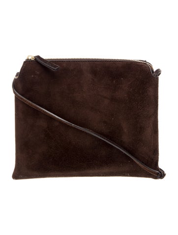 Suede 'Nu Mini Twin' crossbody bag