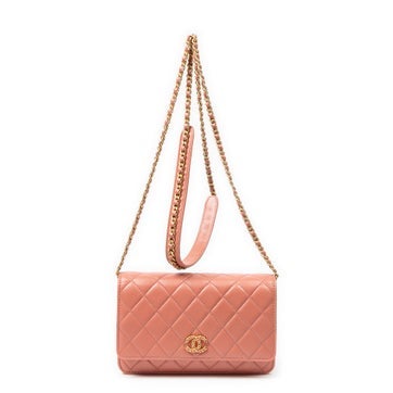Chanel Leather Classic Wallet on Chain