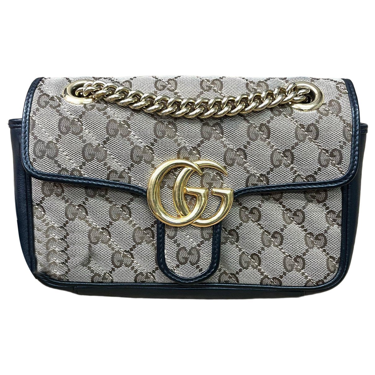 GG Marmont Flap leather handbag