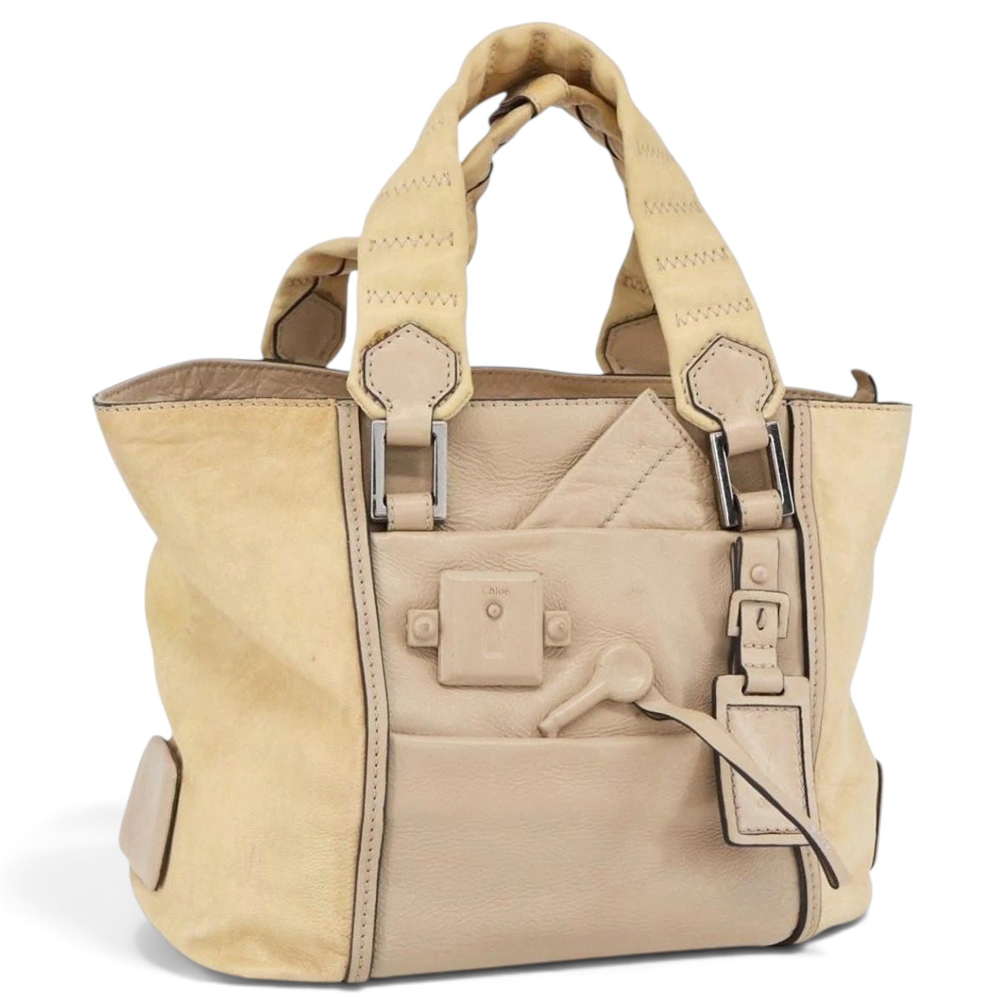 Leather tote