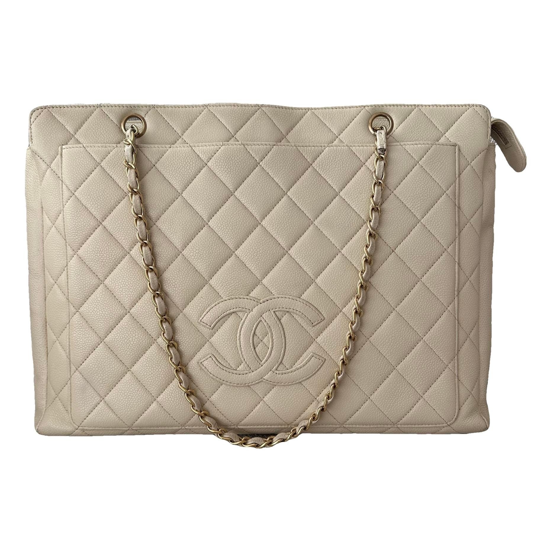 Grand shopping leather tote