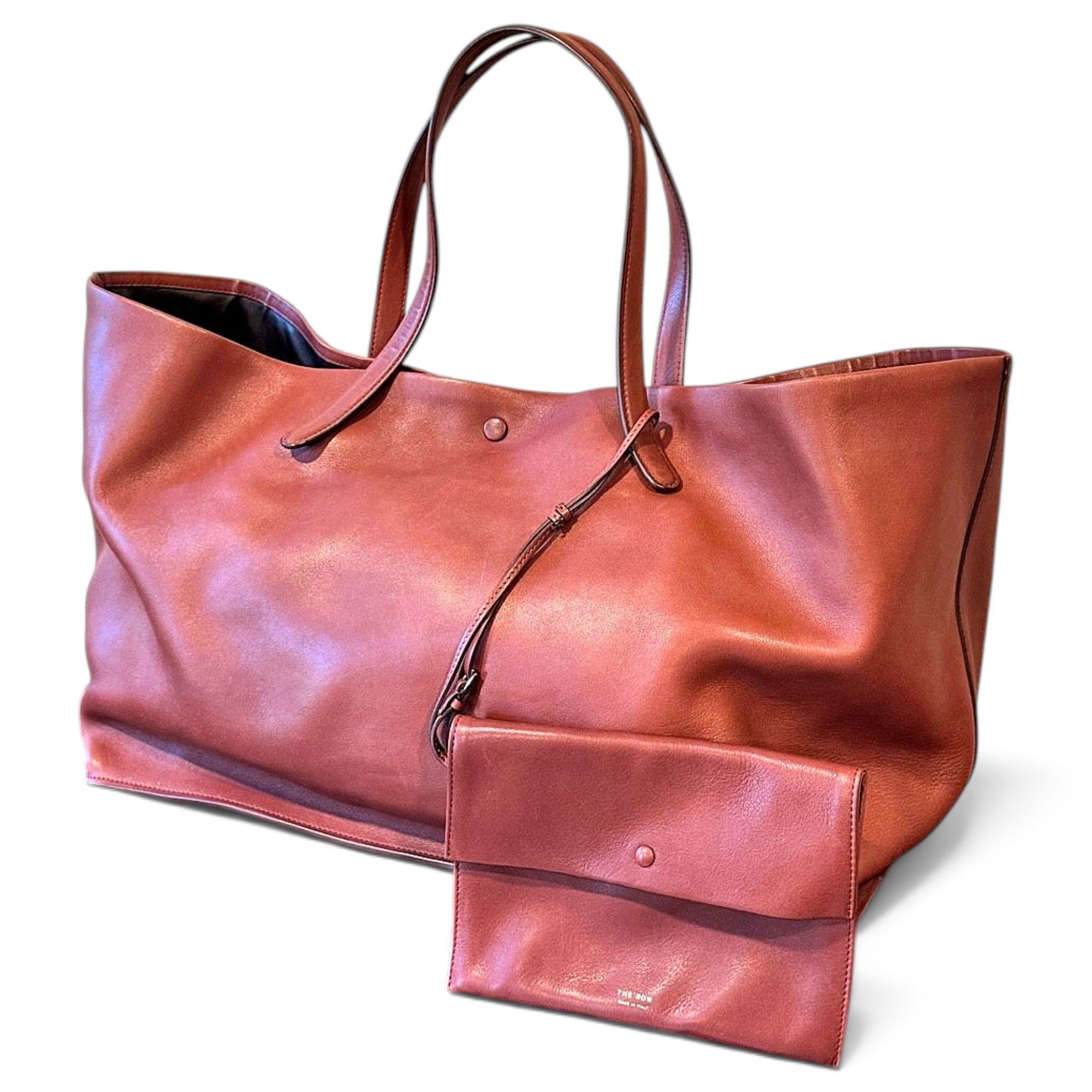 Idaho leather tote