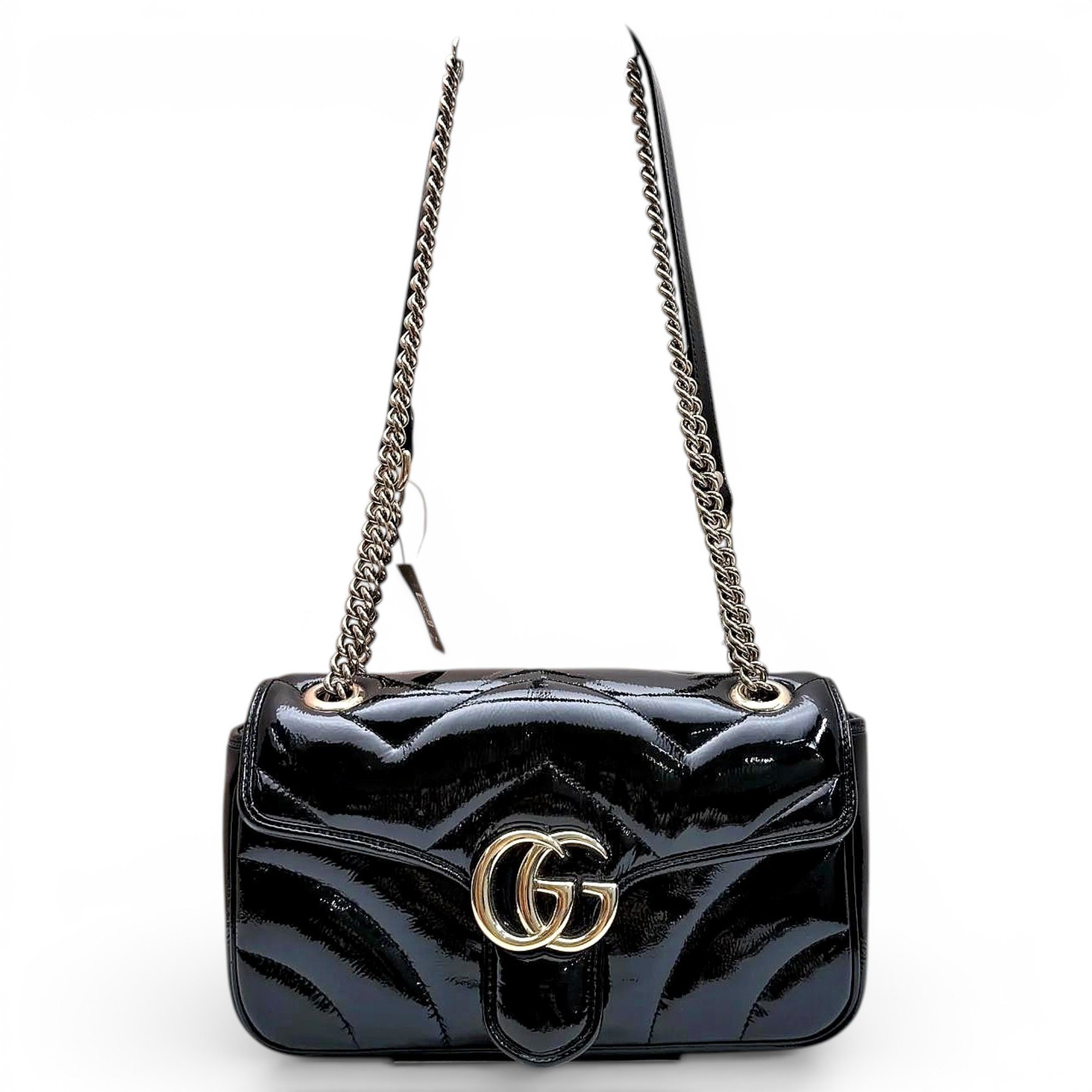 GG Marmont patent leather handbag