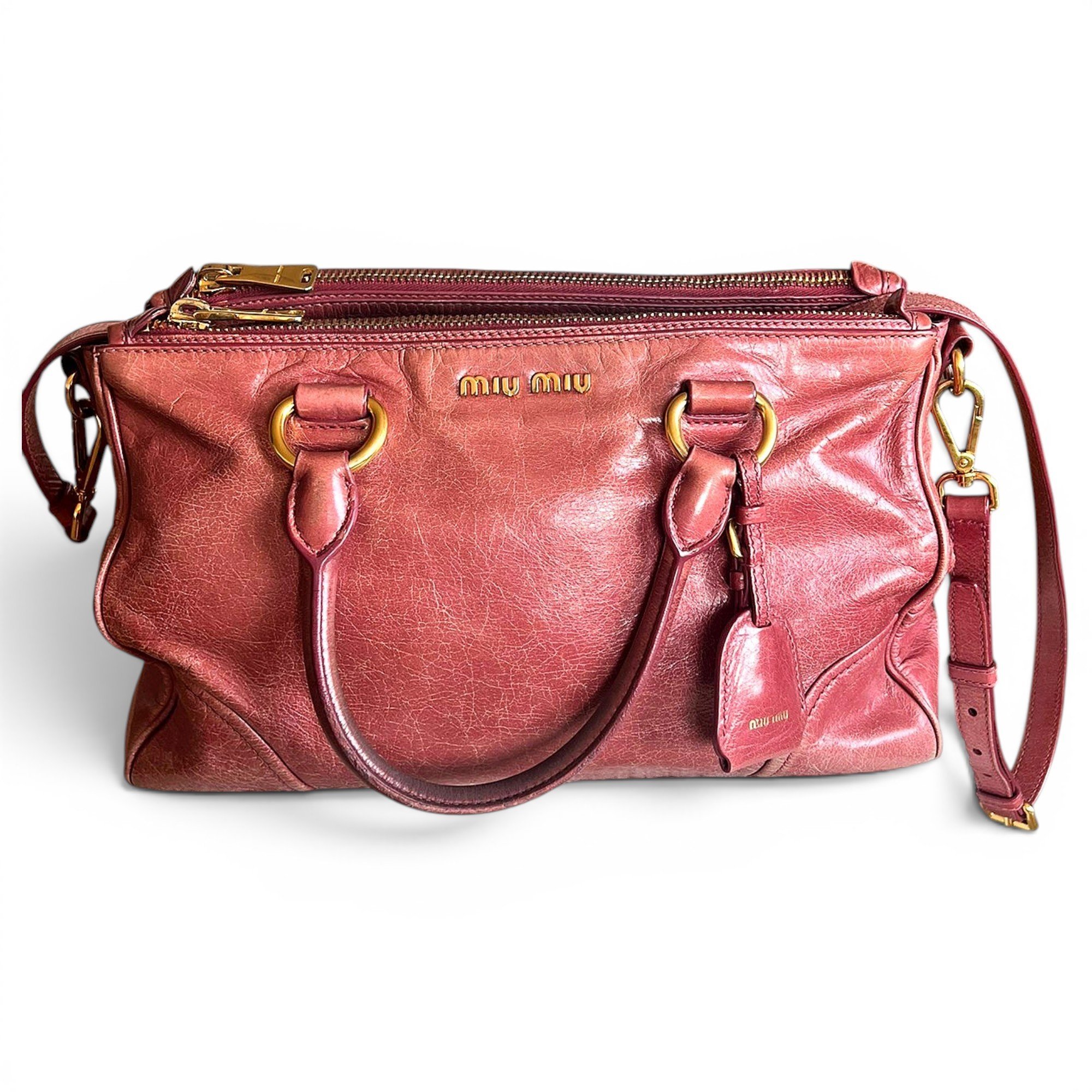 Vitello leather handbag
