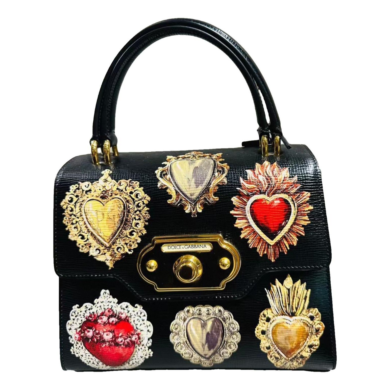 Welcome leather handbag