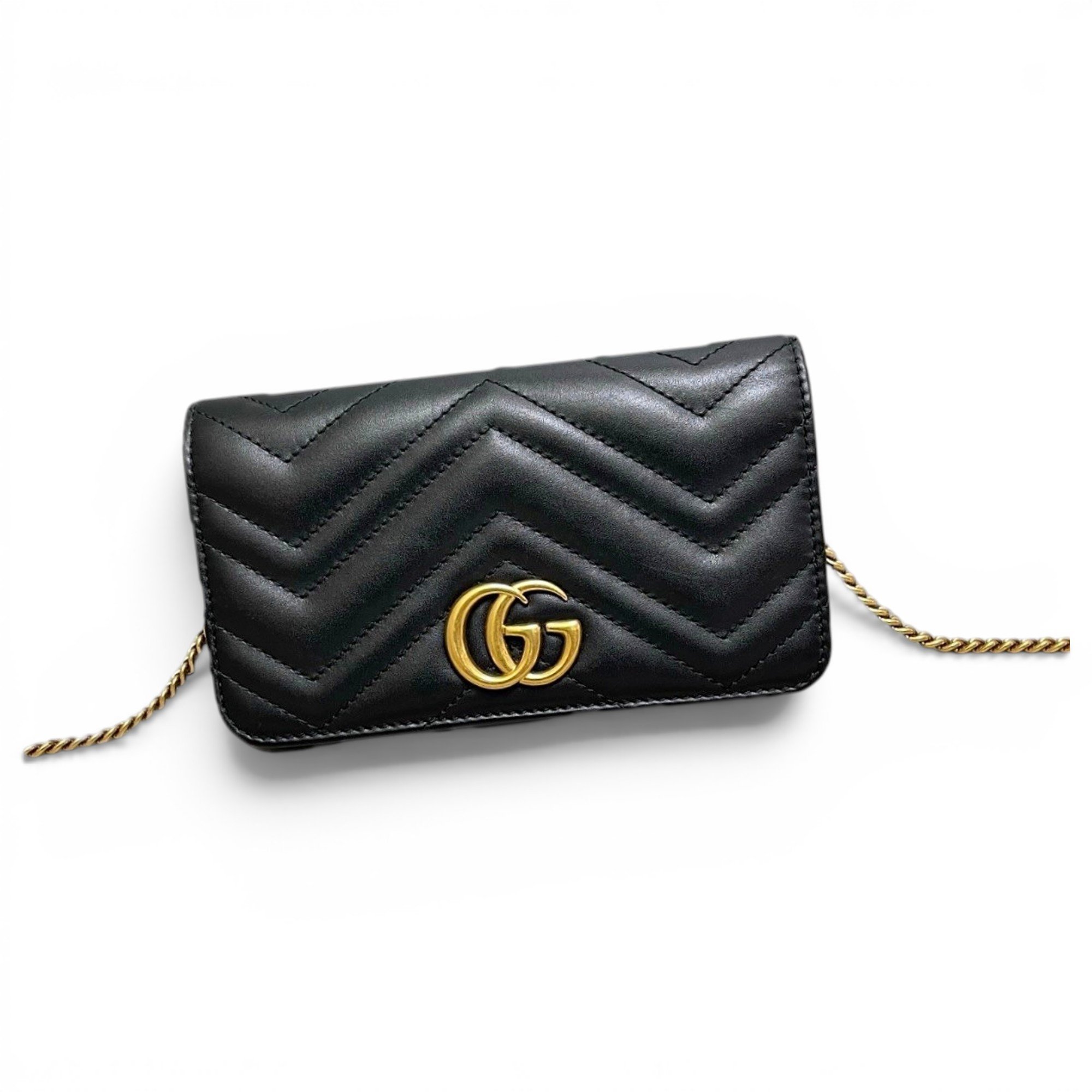 GG Marmont Chain Flap leather handbag