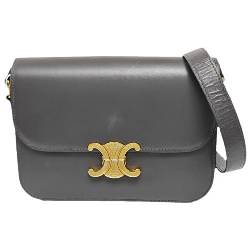 Triomphe leather crossbody bag