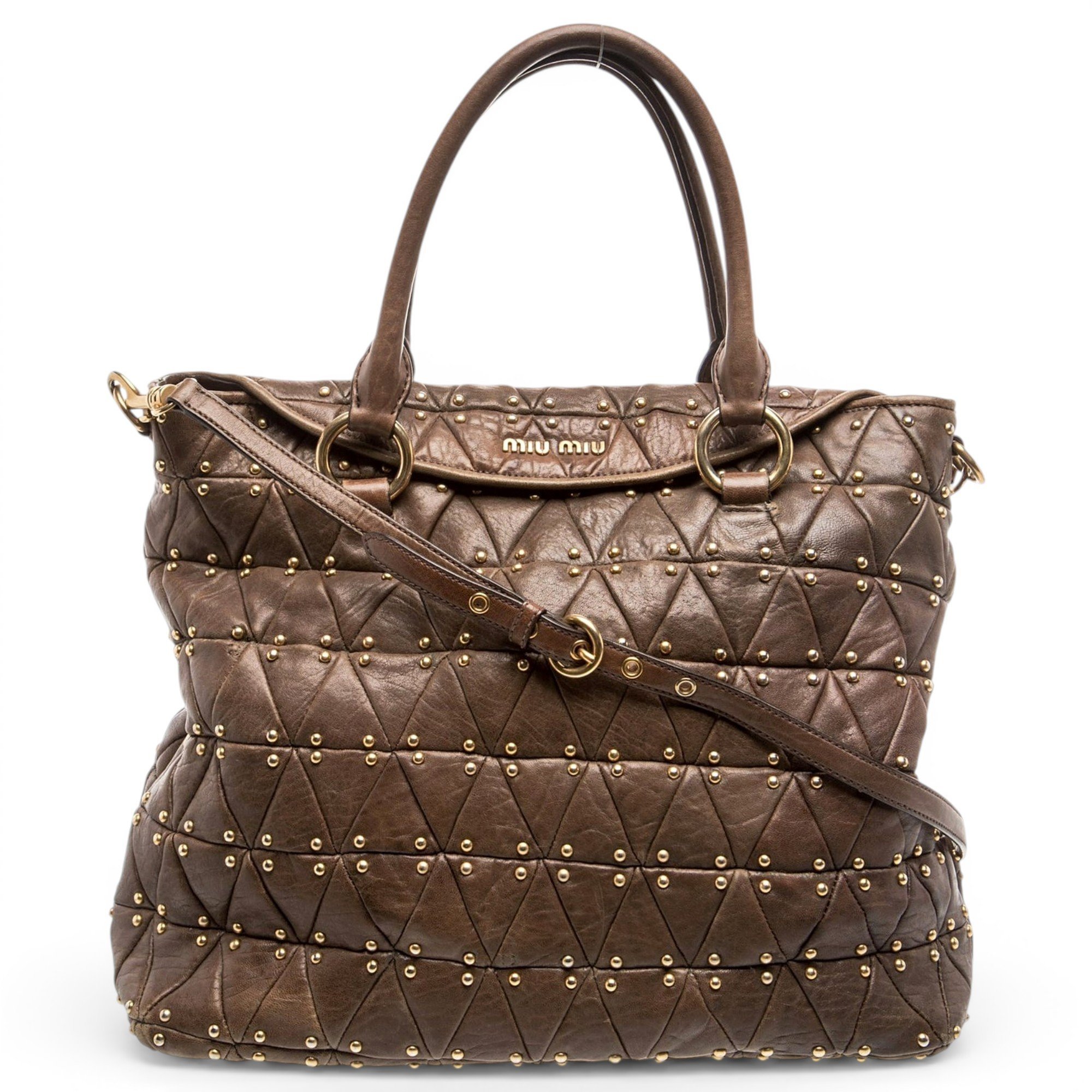 Leather handbag