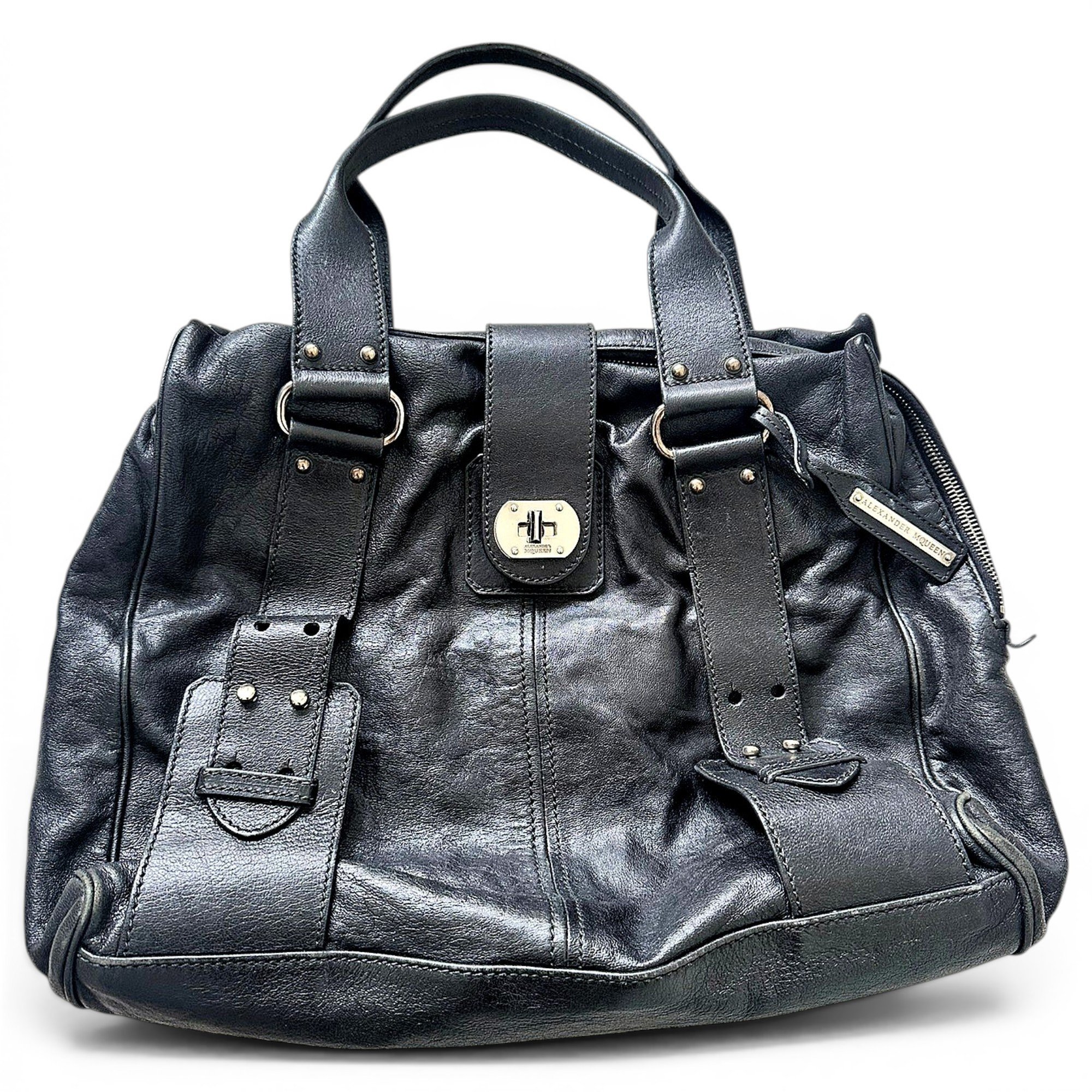 Leather handbag