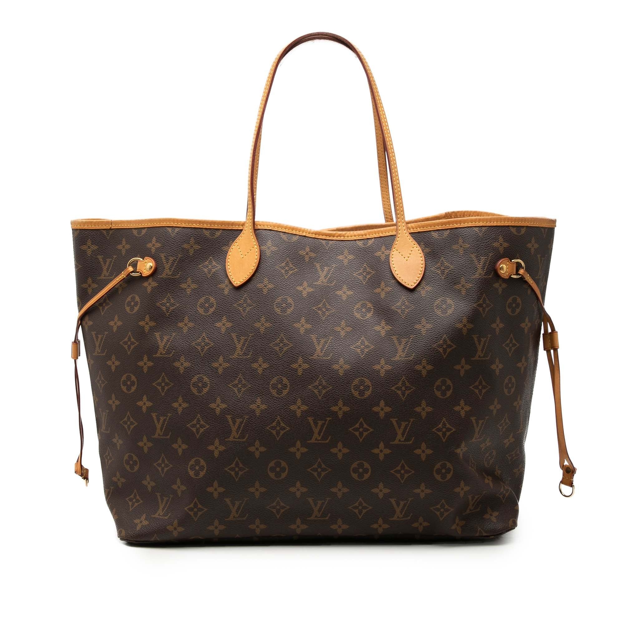 Neverfull leather tote
