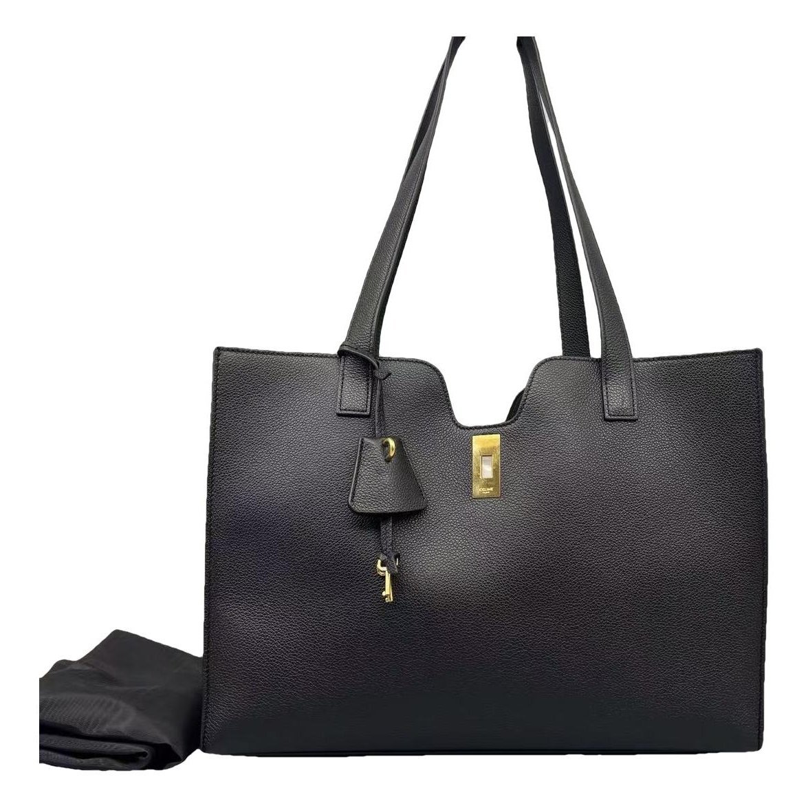 Leather tote