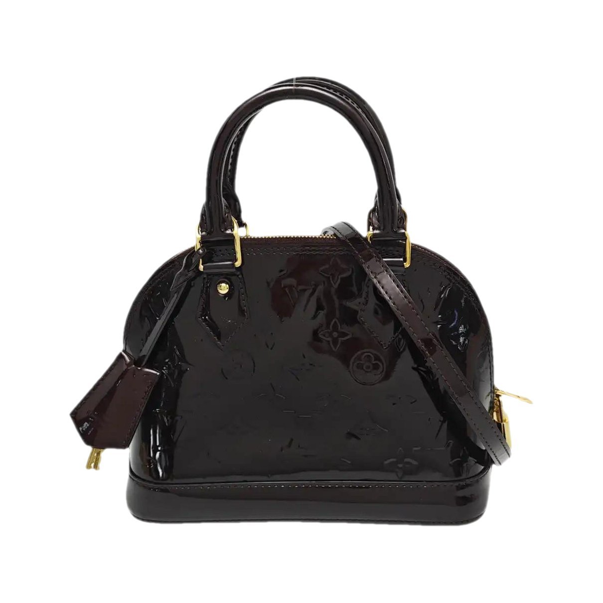 Alma BB patent leather handbag