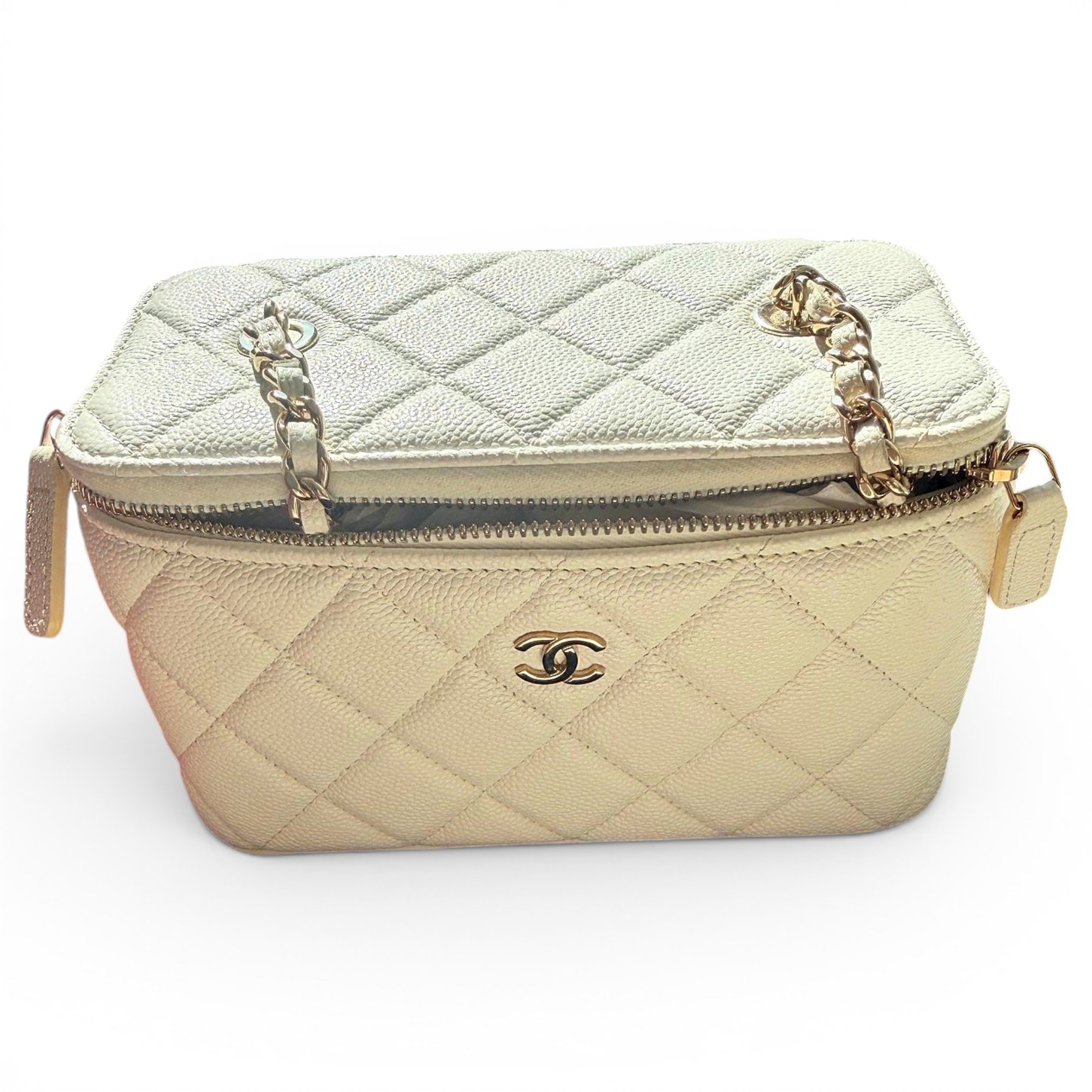Vanity leather bag