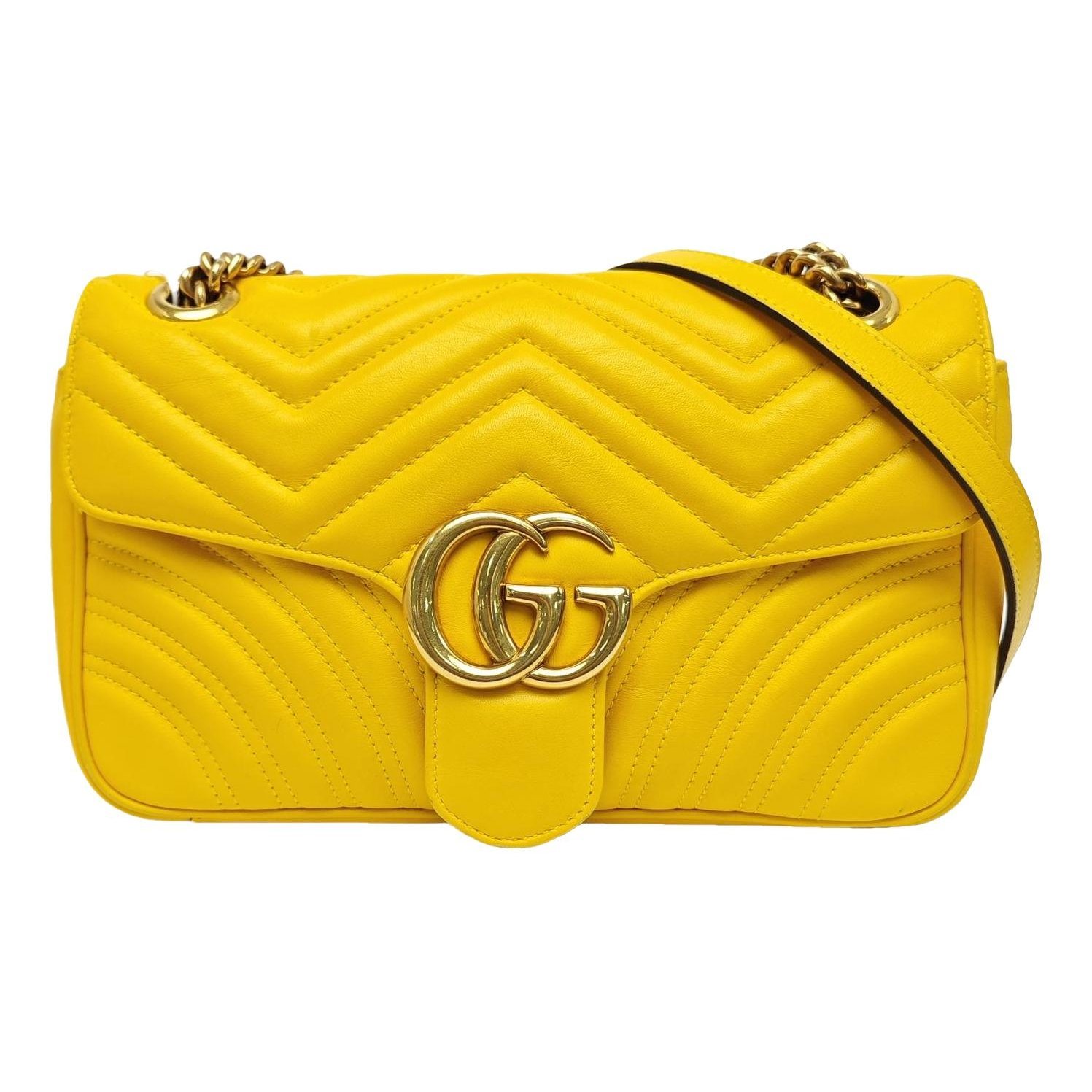 GG Marmont Flap leather crossbody bag